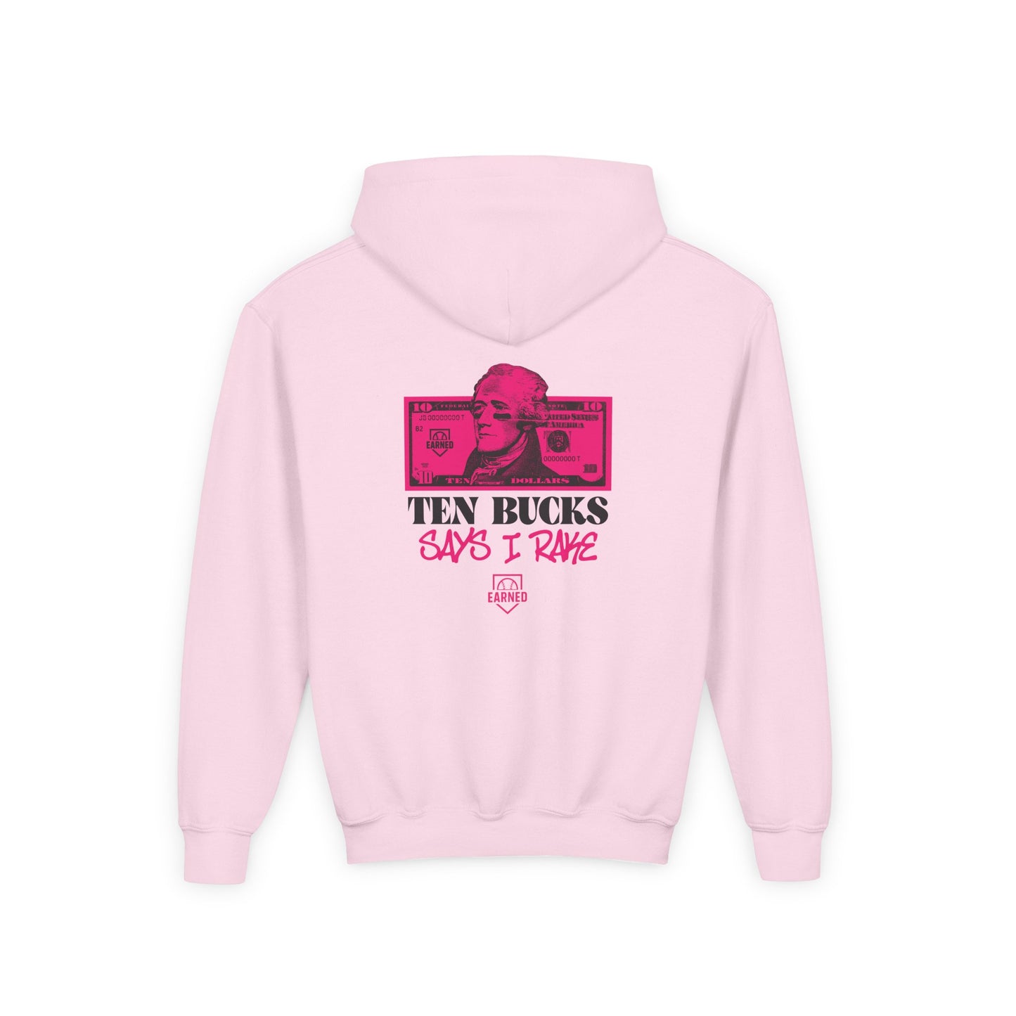 TEN BUCKS SAYS I RAKE Youth Hoodie - AMERICA 250 Collection