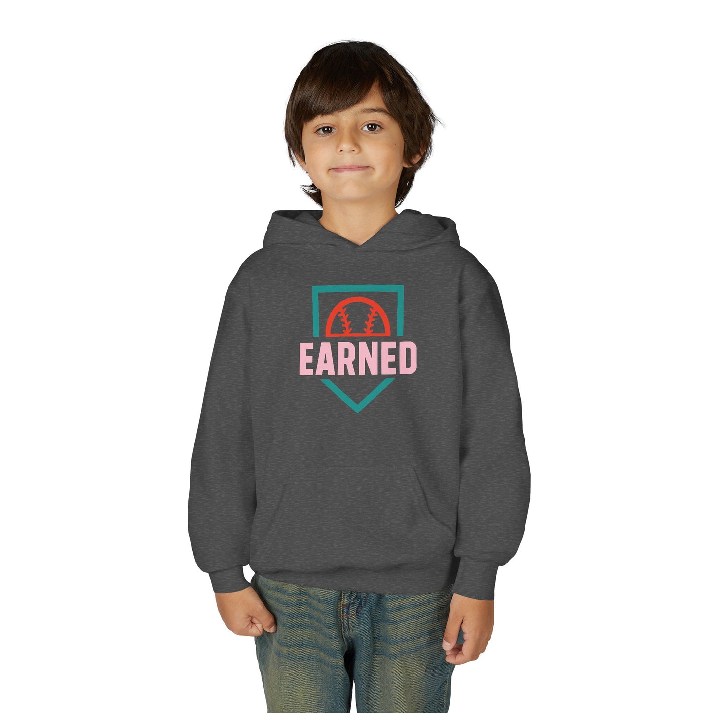 EARNED Logo Youth Hoodie (Southwest Font)