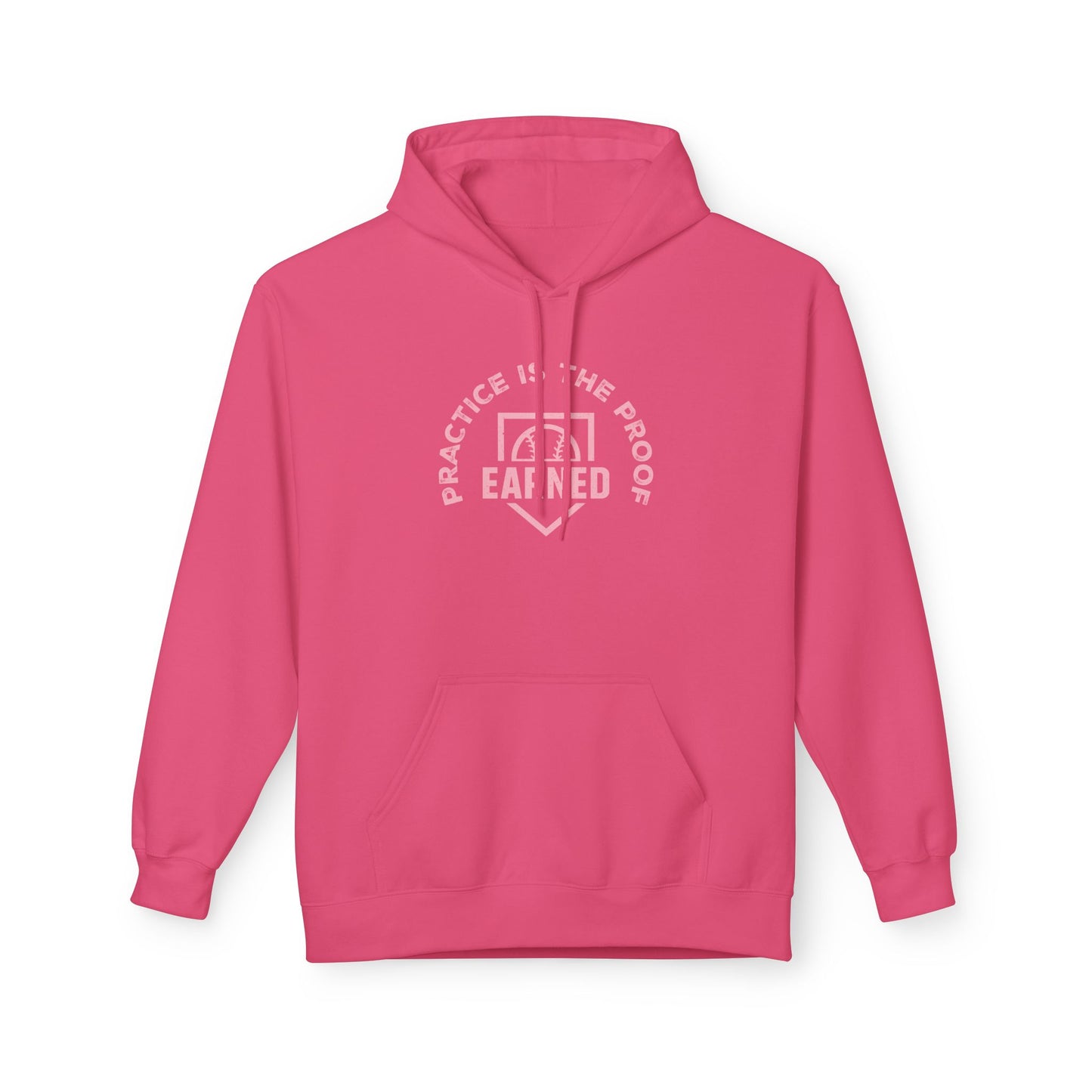 PRACTICE IS THE PROOF Hoodie (Pink Font)