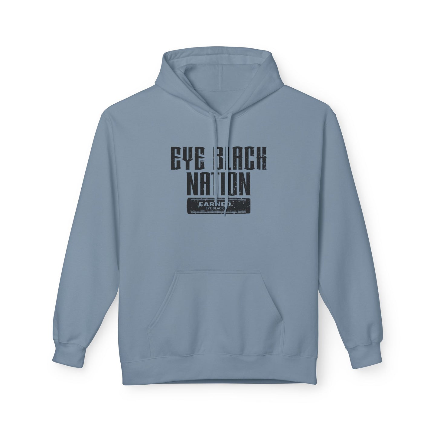 EYE BLACK NATION / WARRIOR Hoodie (Black Font)