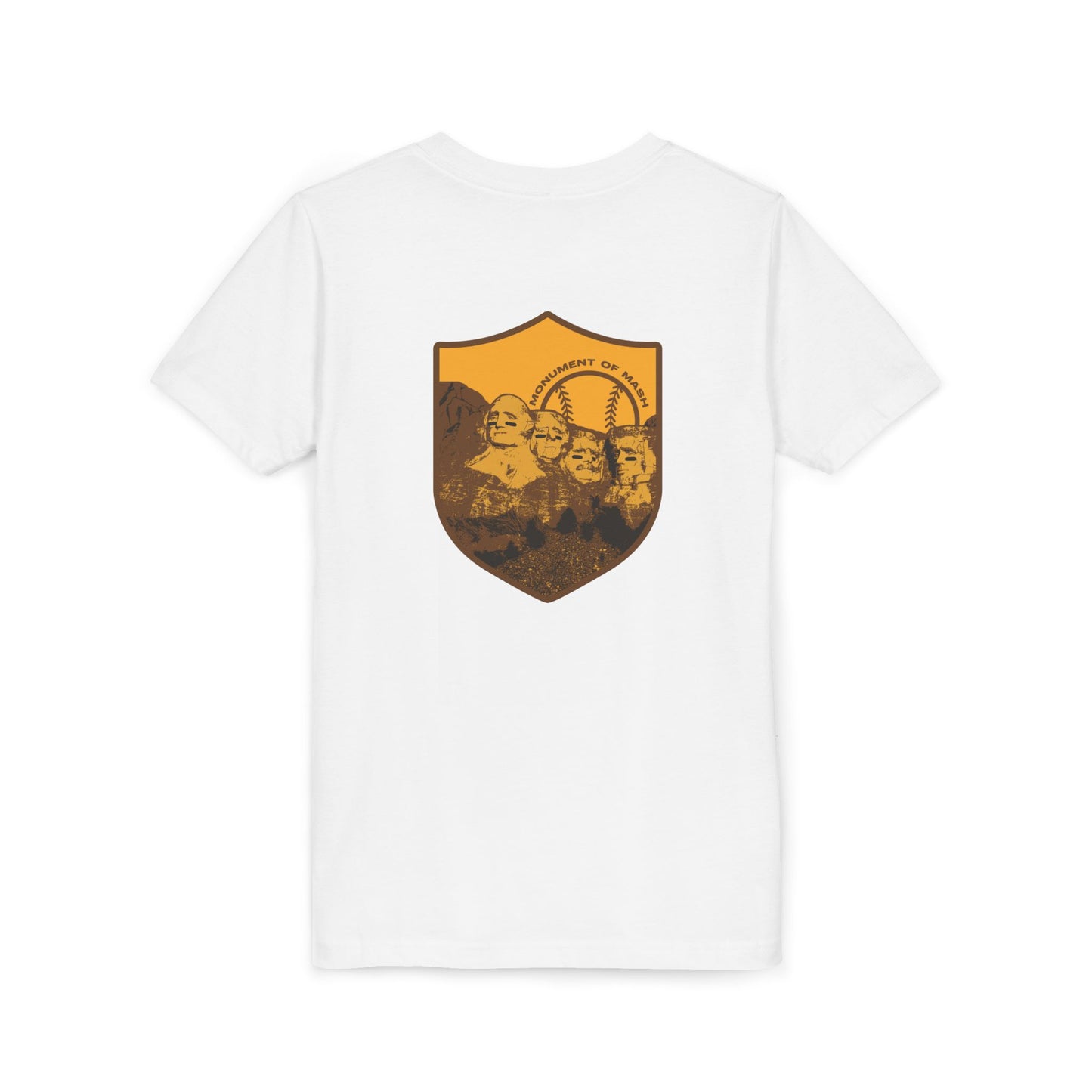 MONUMENT OF MASH Youth Tee (Gold & Brown Logo)