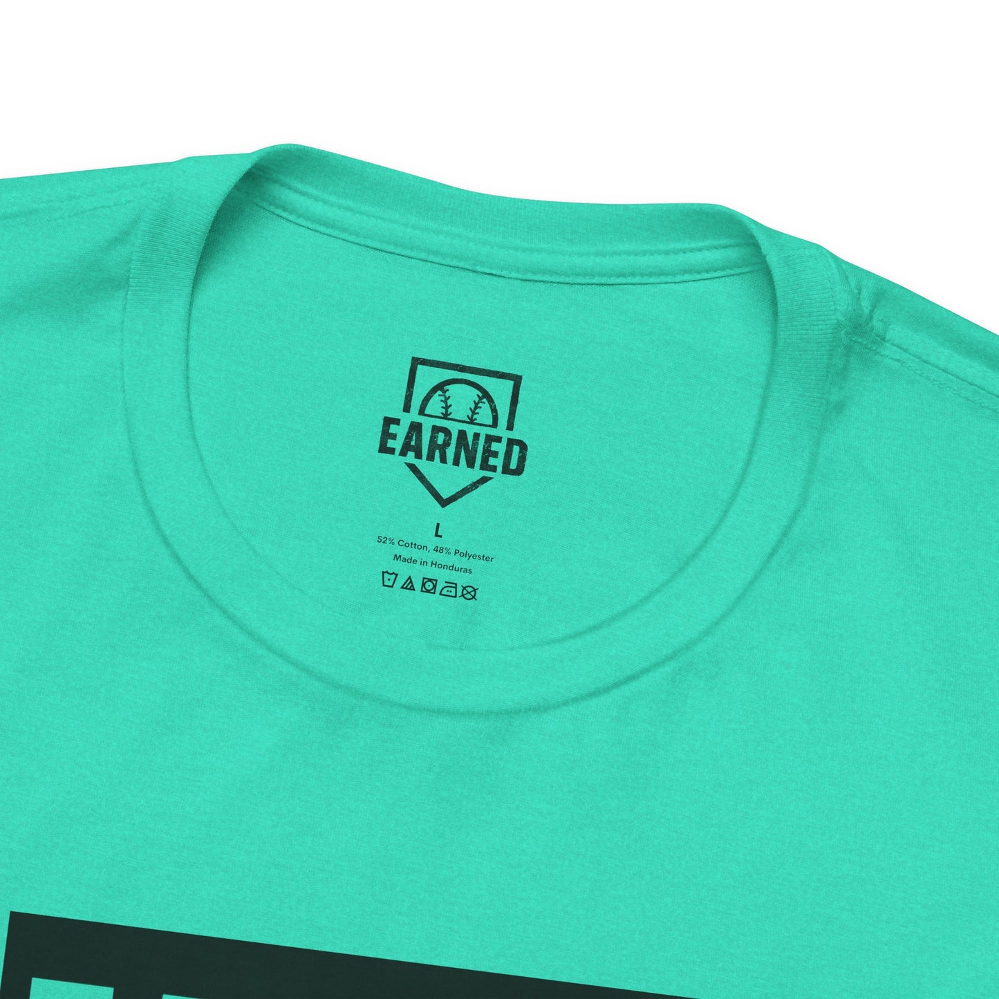 EARNED. ATHLETE. Logo Tee (Black Font)