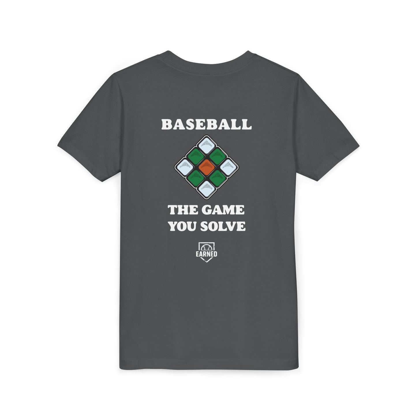 THE GAME YOU SOLVE Youth Tee - BASEBALL IQ Collection