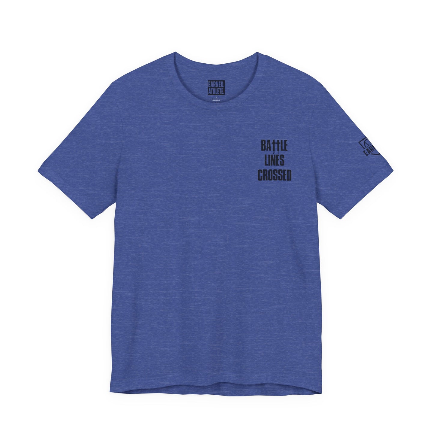 BATTLE LINES CROSSED Tee (Black Font)