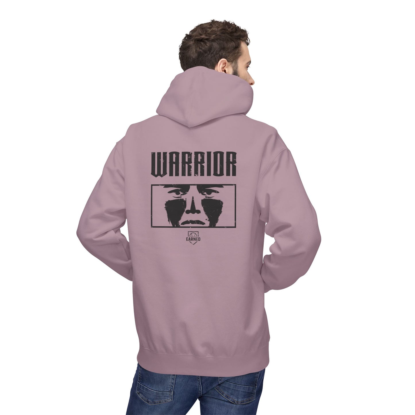 EYE BLACK NATION / WARRIOR Hoodie (Black Font)