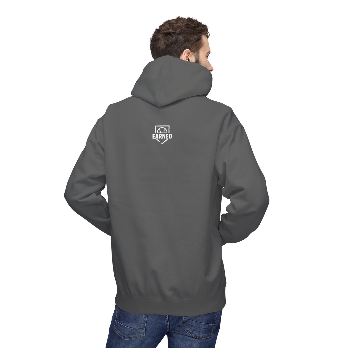 BASEBALL READY Adult Hoodie (White Font)