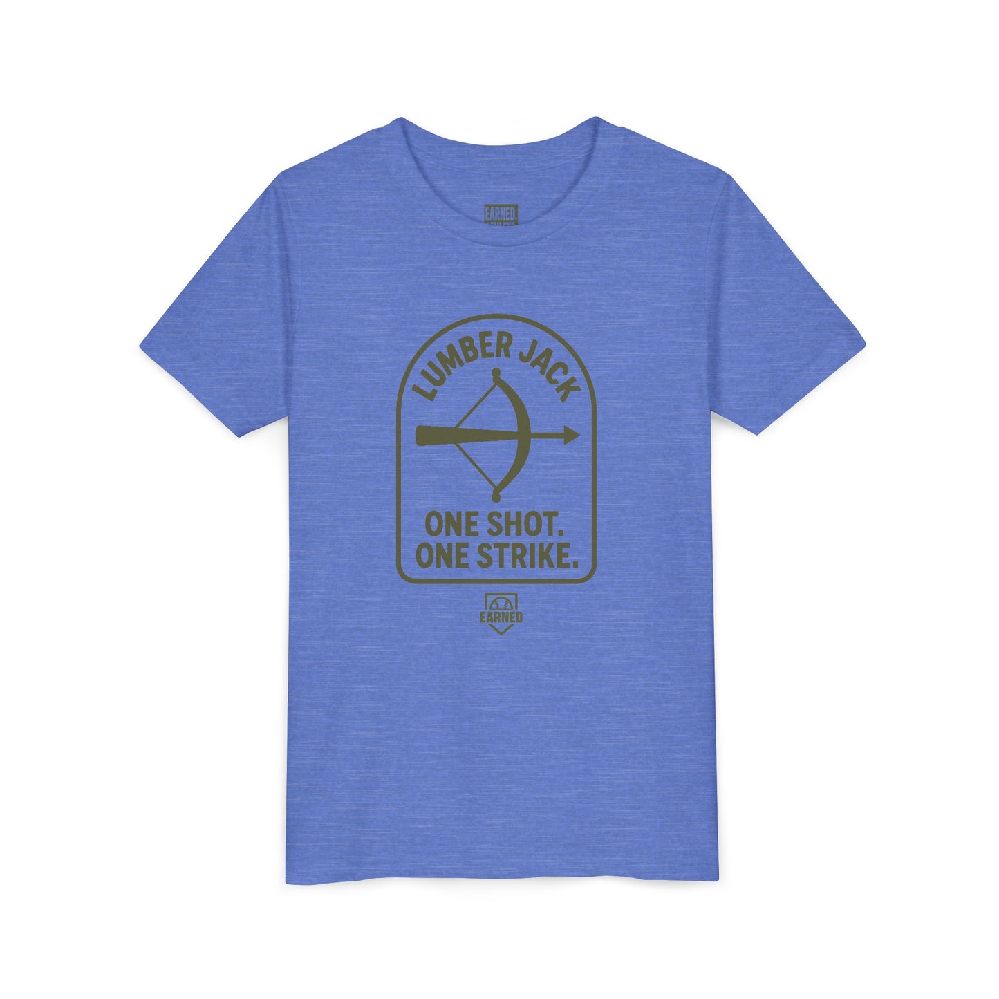 ONE SHOT. ONE STRIKE. Youth Tee – LUMBER JACK Collection