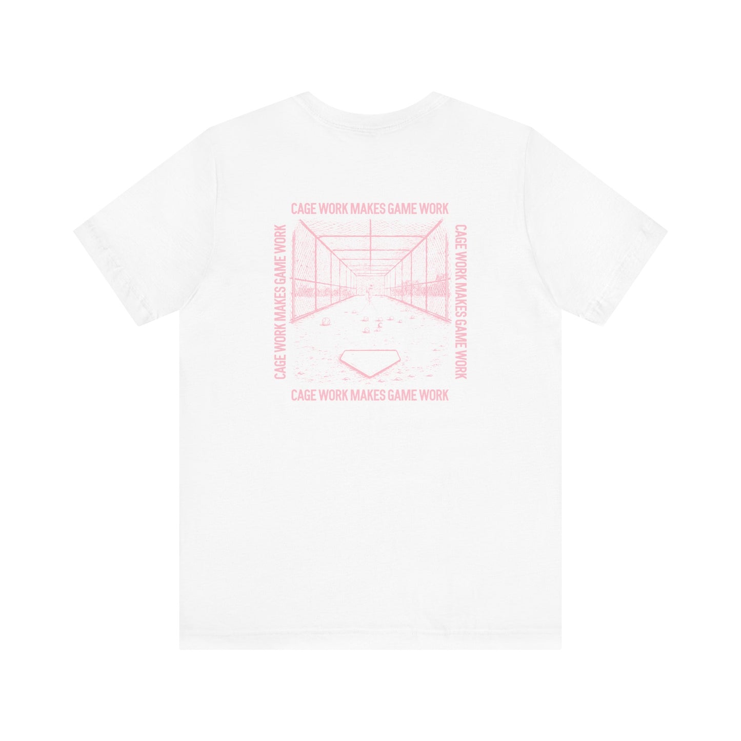 CAGE WORK MAKES GAME WORK (Pink Font)