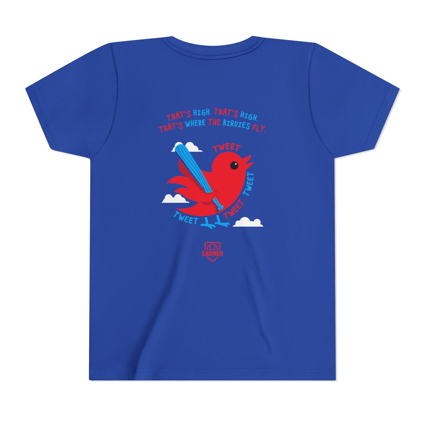 THAT'S HIGH Youth Tee (Red Bird) - Dugout Collection