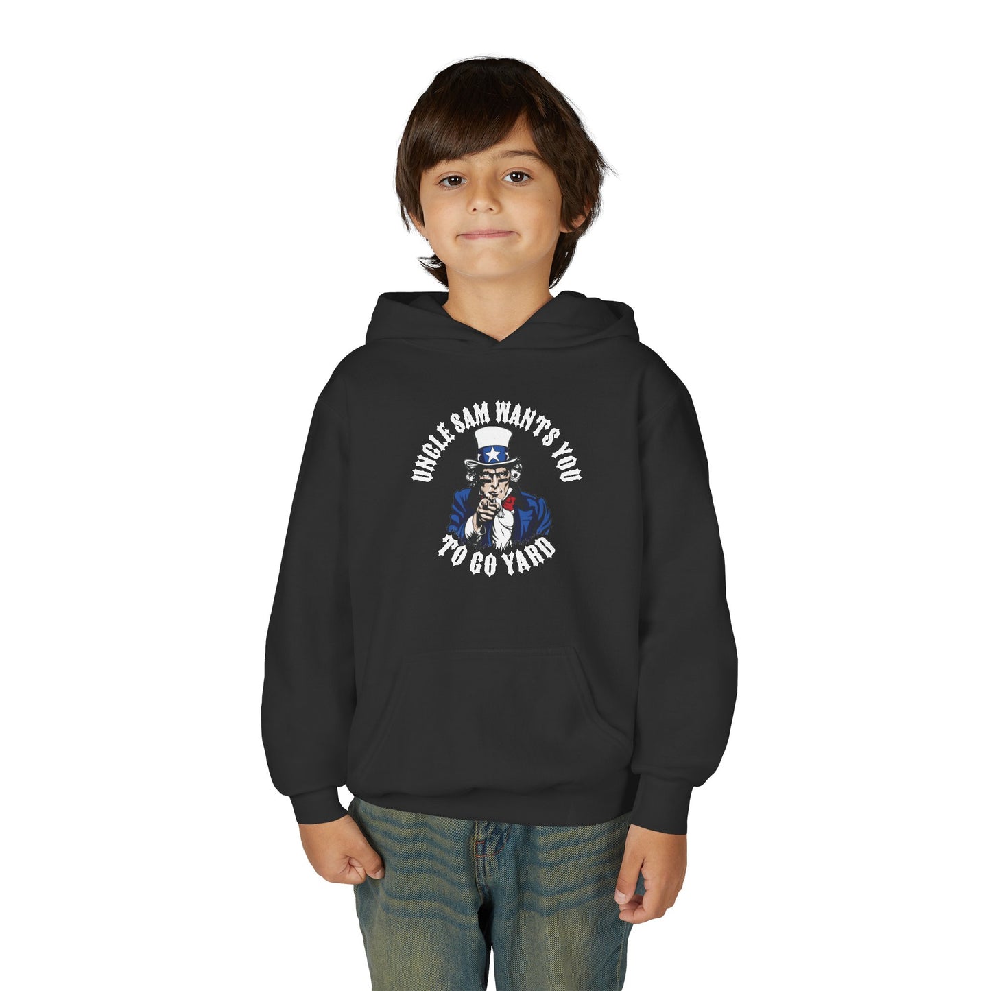 UNCLE SAM WANTS YOU TO GO YARD Youth Hoodie - AMERICA 250 Collection