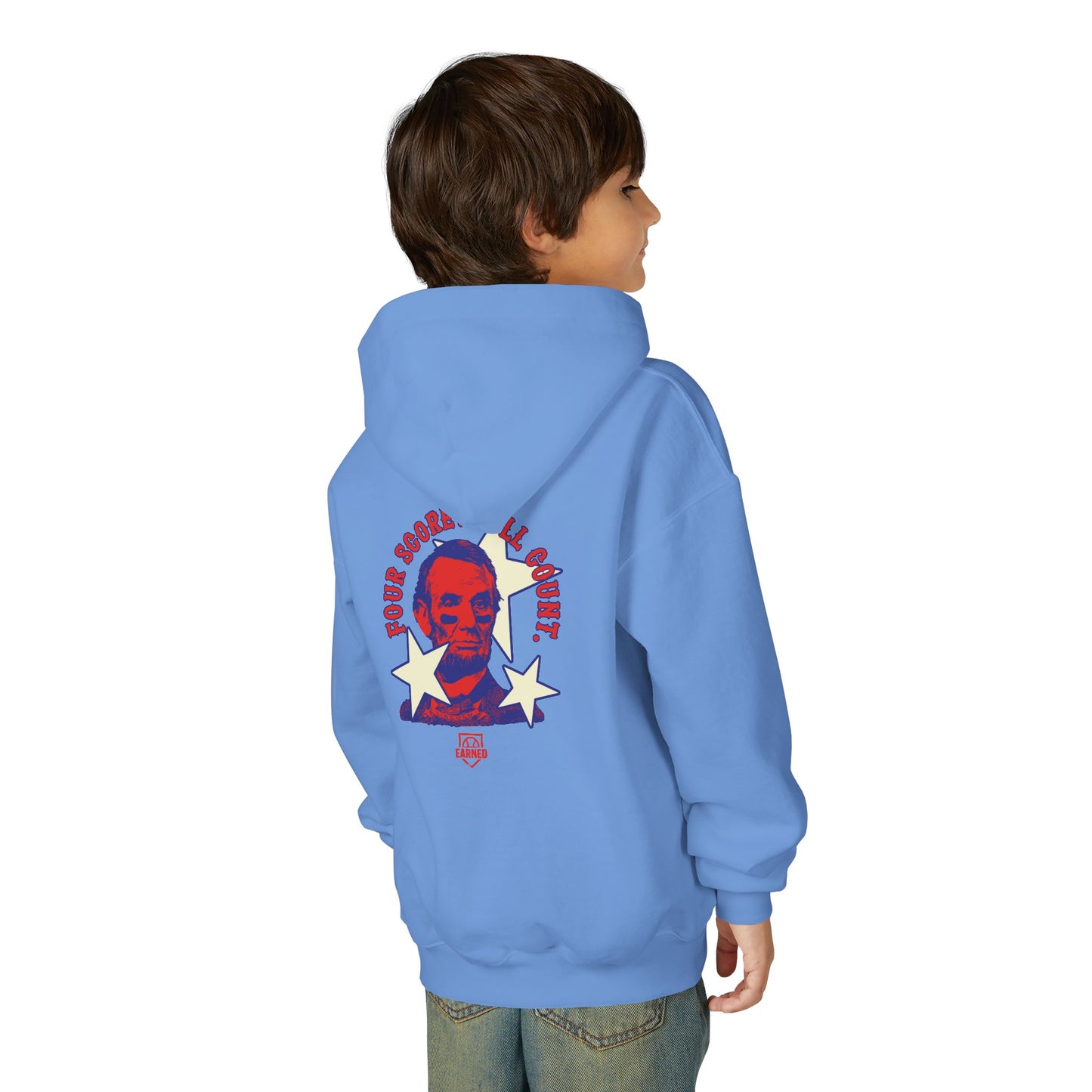 FOUR SCORE, FULL COUNT Youth Hoodie - AMERICA 250 Collection