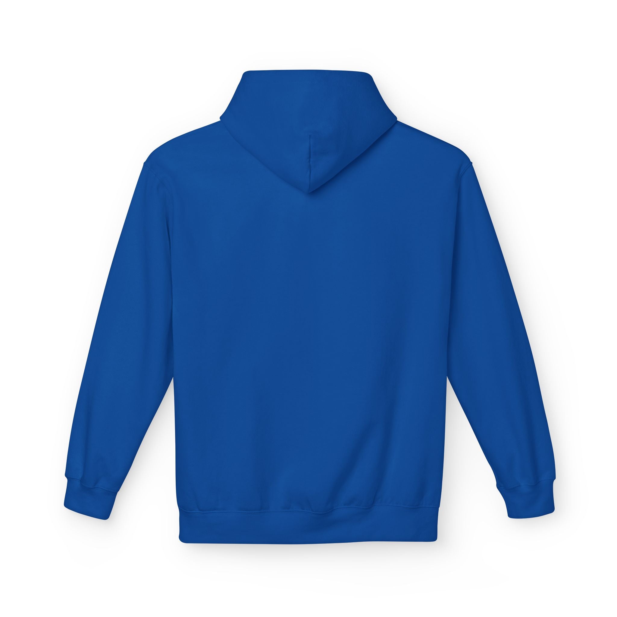 NO DRIP. JUST GRIT. Hoodie (Light Blue Font)
