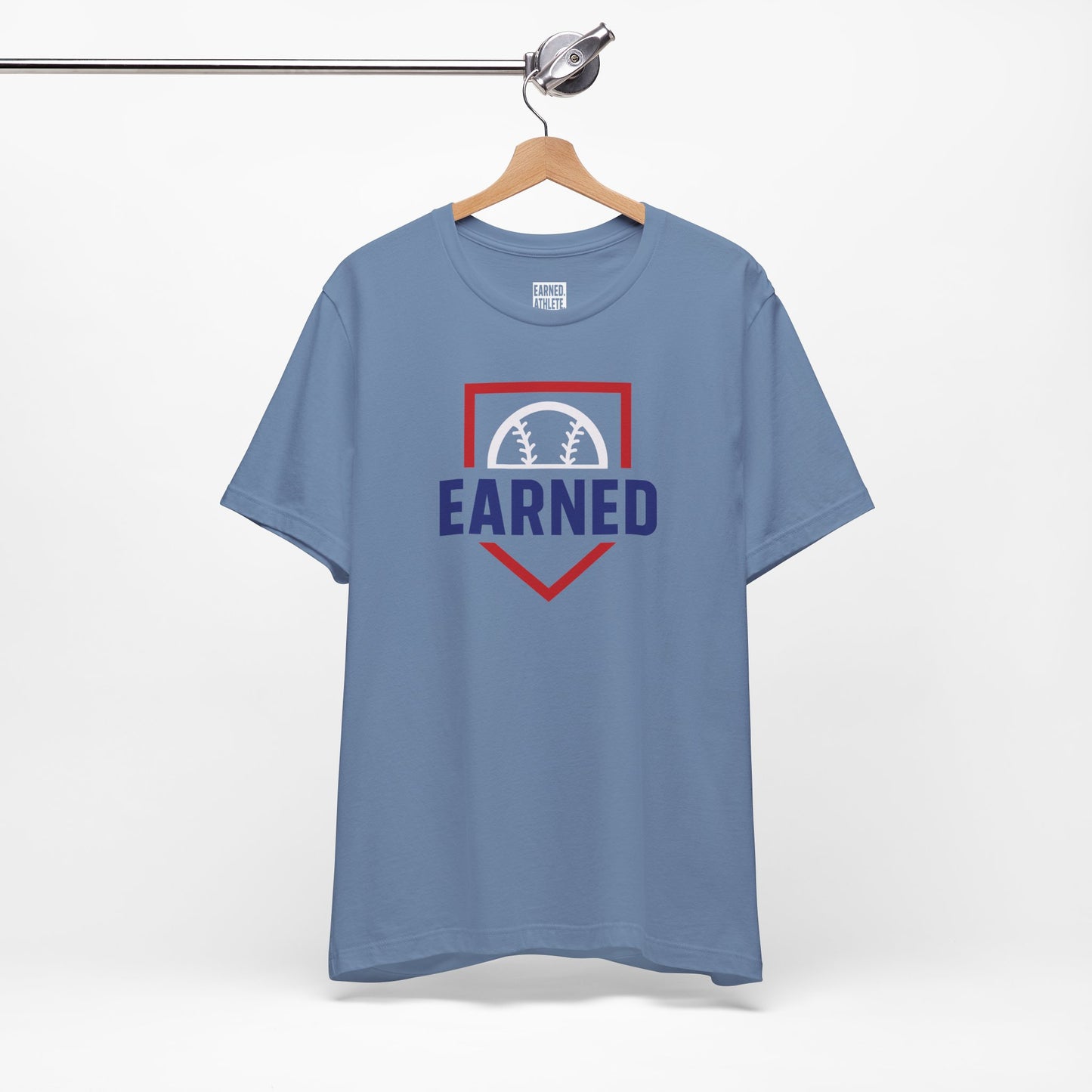 EARNED Logo Tee (Red Plate)