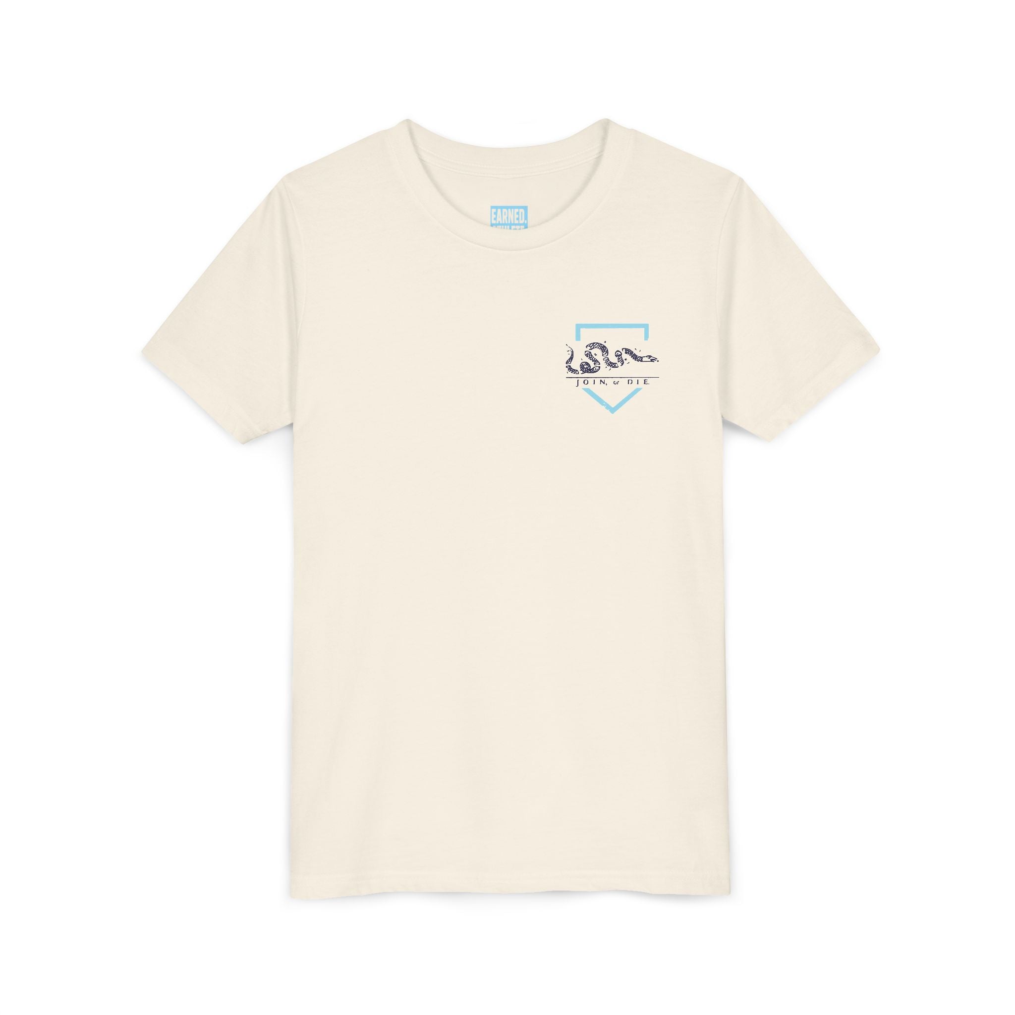 TURN TWO WITH BEN Youth Tee (Blue Logo)