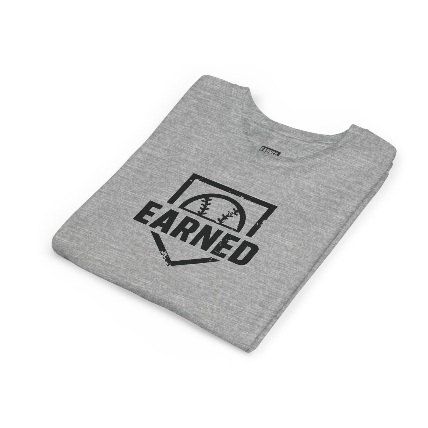 EARNED Logo Youth Tee (Black Font)