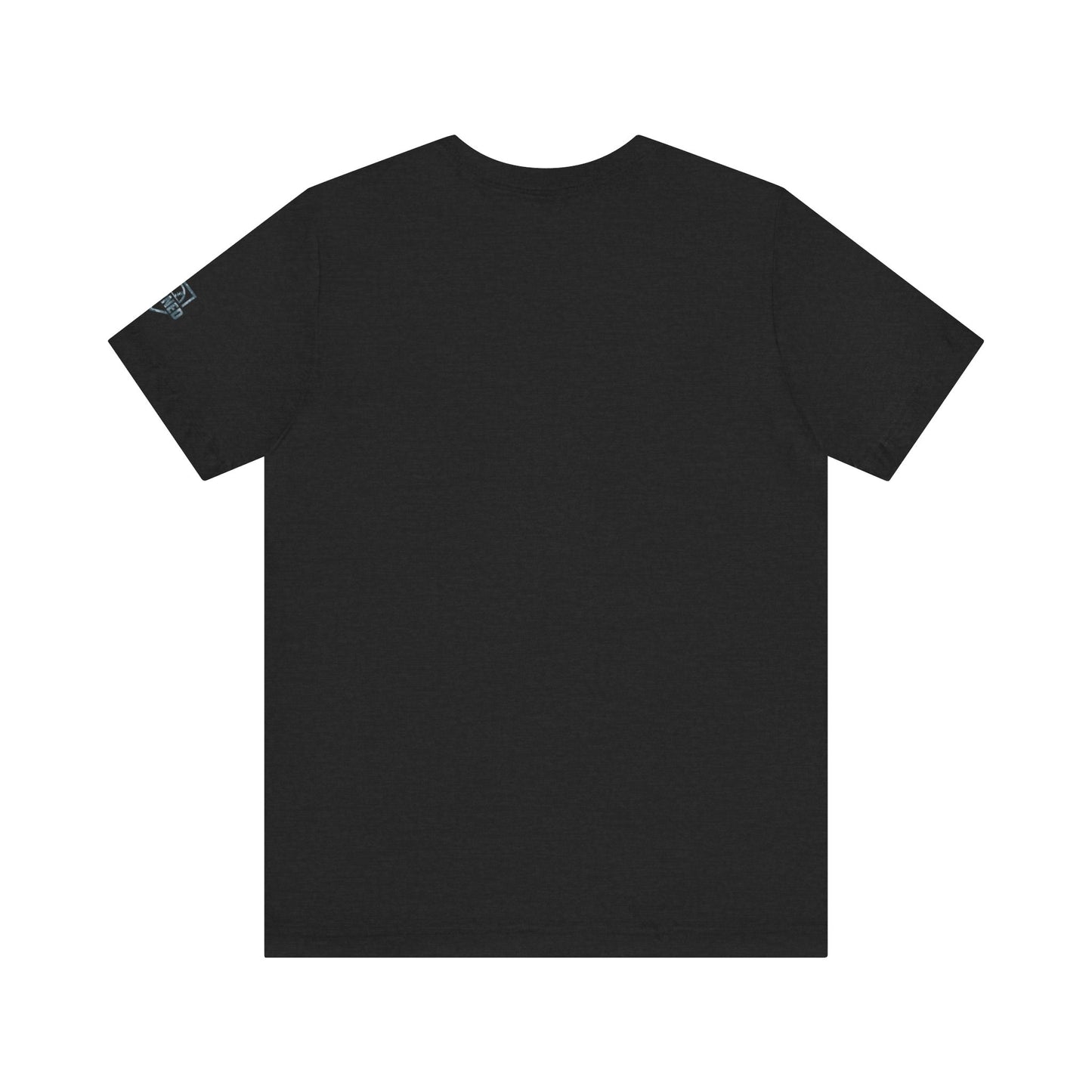 SHOWING UP ADDS UP TEE (White & Gray Camo Font)