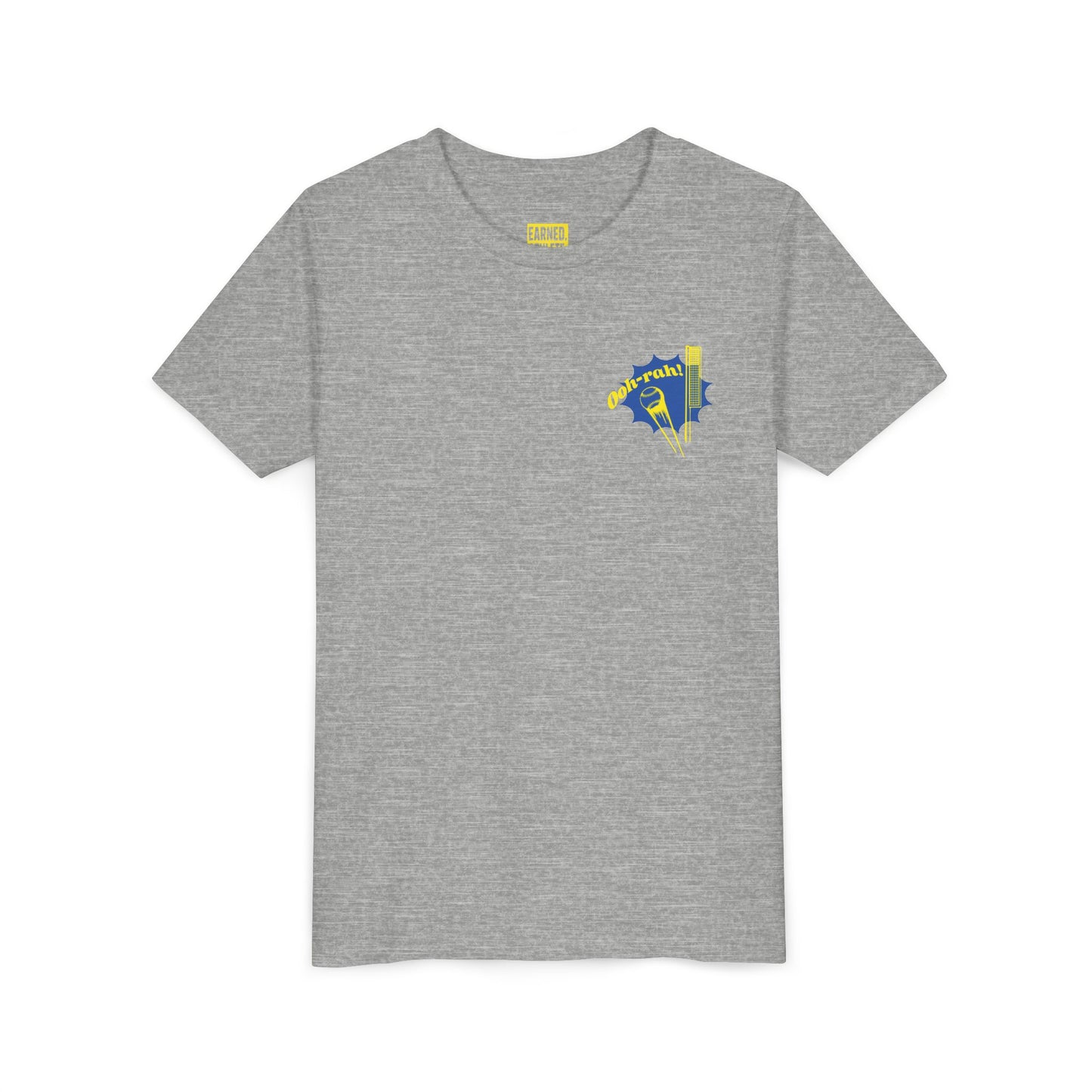 PIECE OF IT Youth Tee (Blue Logo) - DUGOUT CHANT Collection
