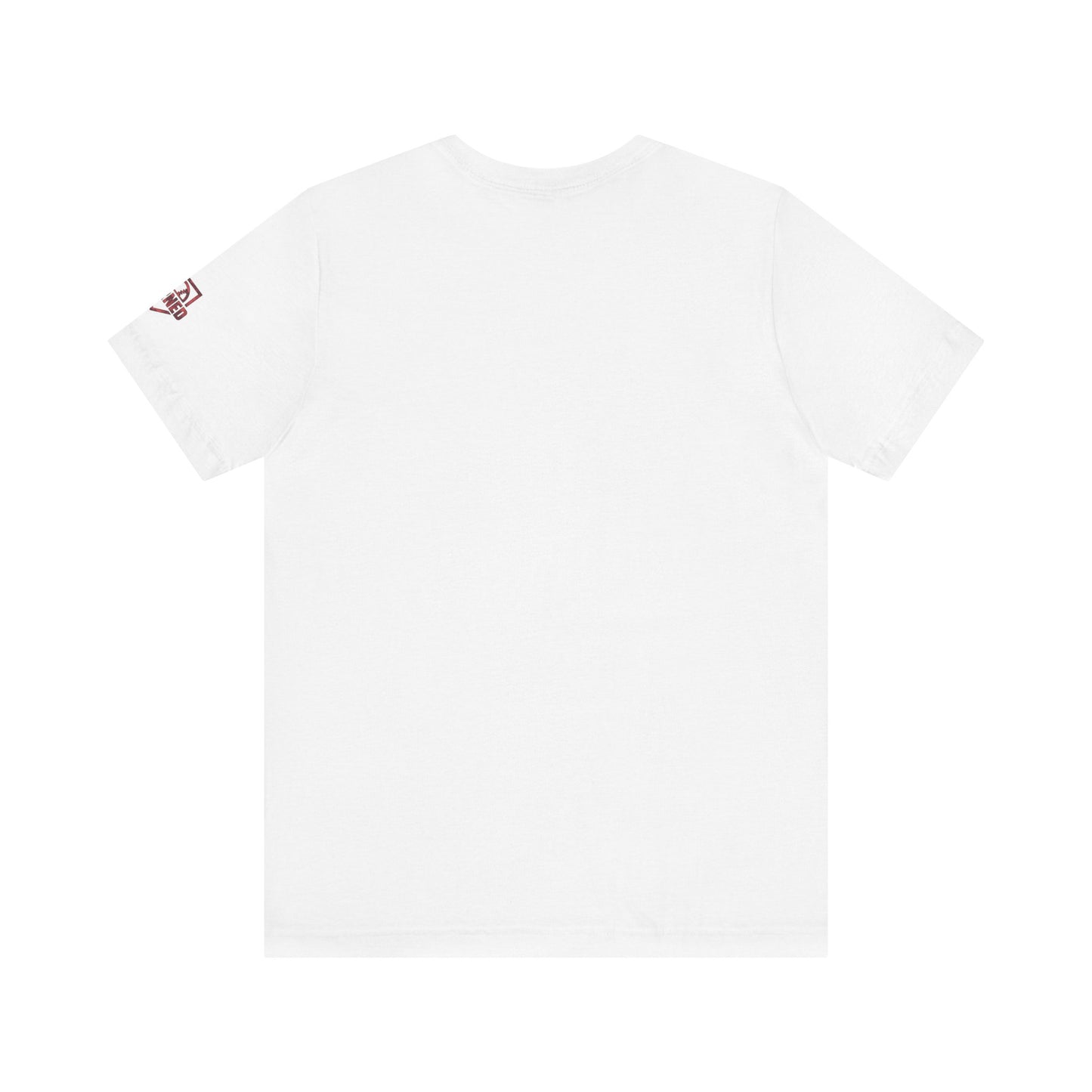 SHOWING UP ADDS UP Tee (Red Camo Font)