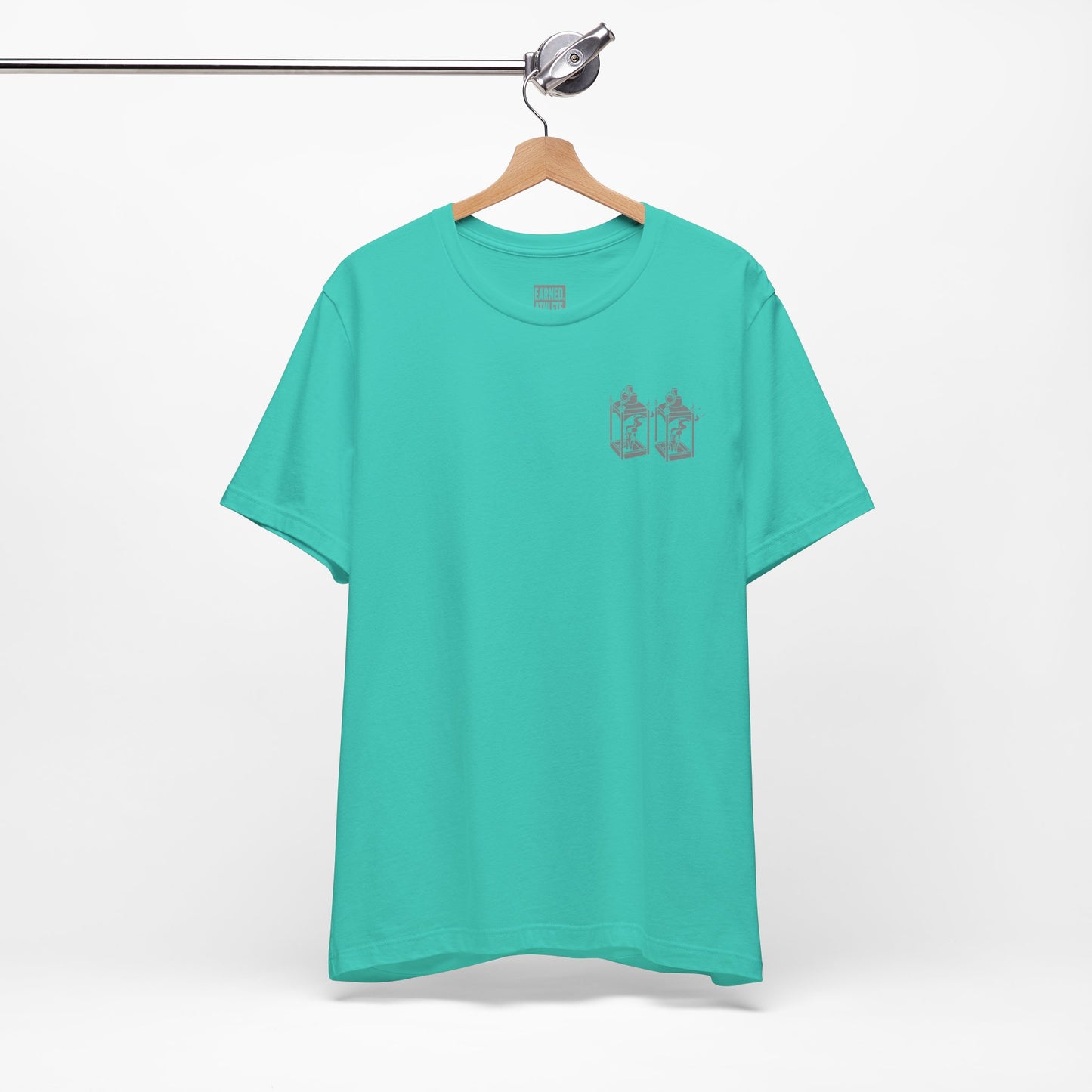 ONE IF BY LAND, TWO IF IT'S A DOUBLE Tee (Paul Revere White)