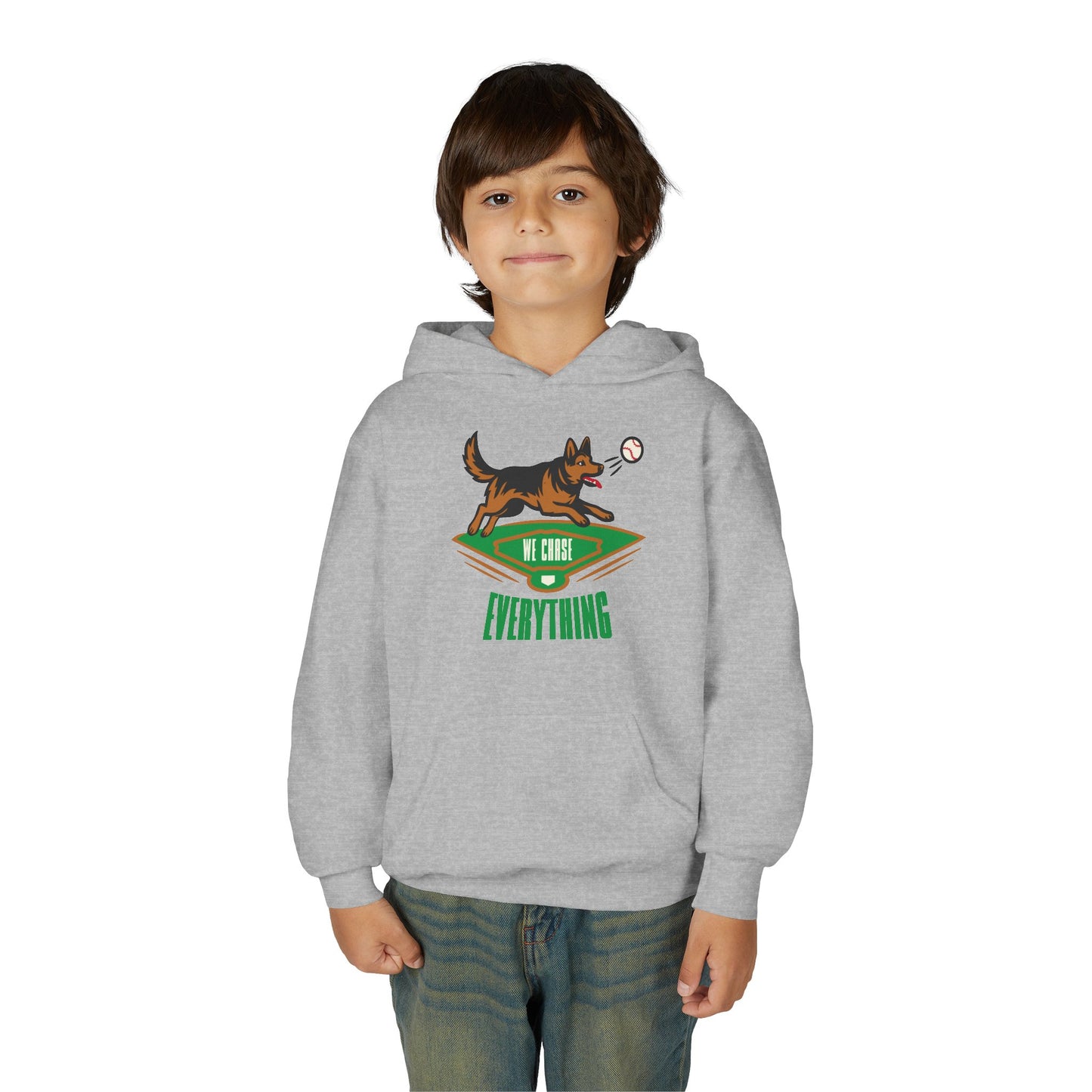 WE CHASE EVERYTHING Youth Hoodie - BARK PARK Collection