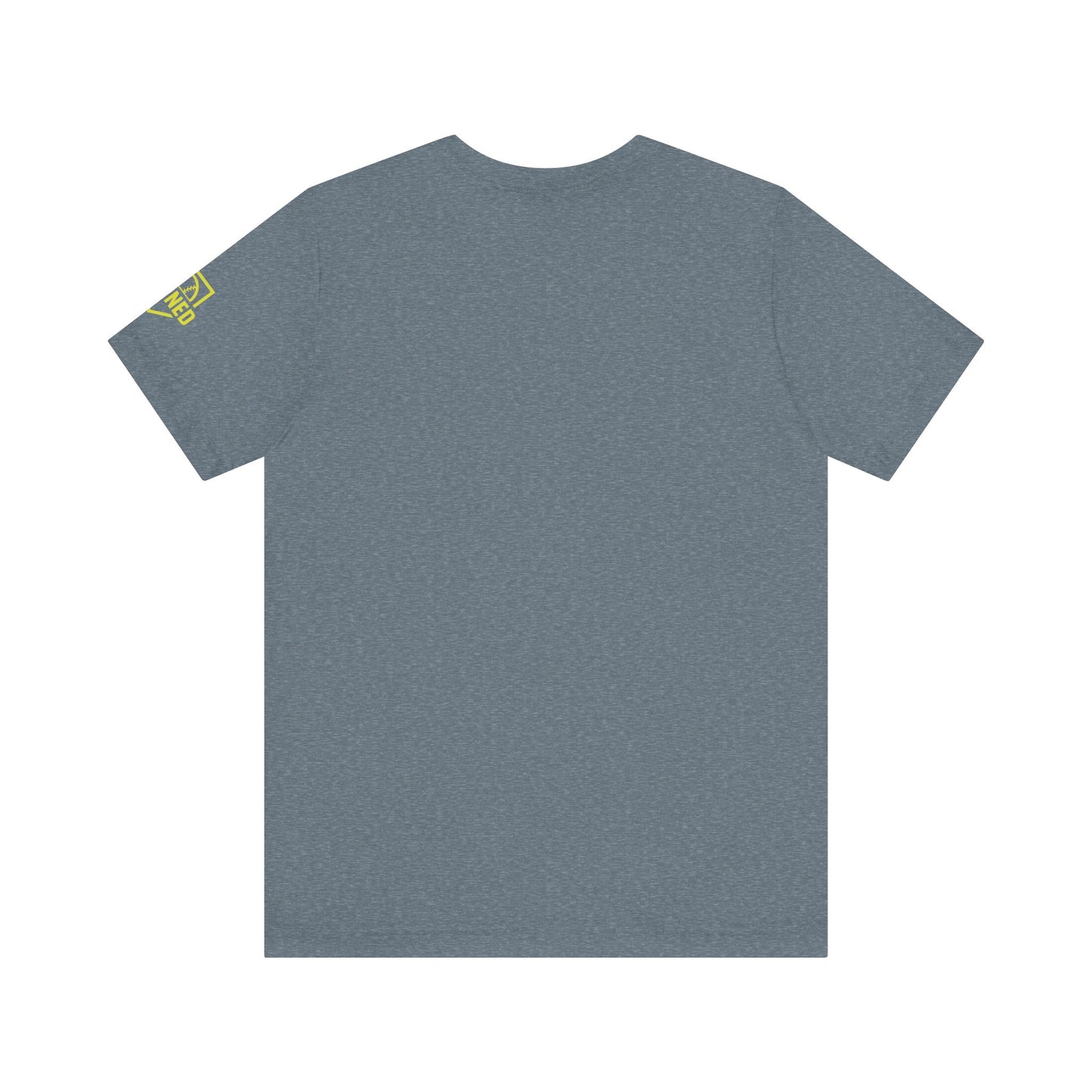 PRACTICE AIN'T OVER TILL THE LIGHTS SHUT OFF Tee (Yellow Font)