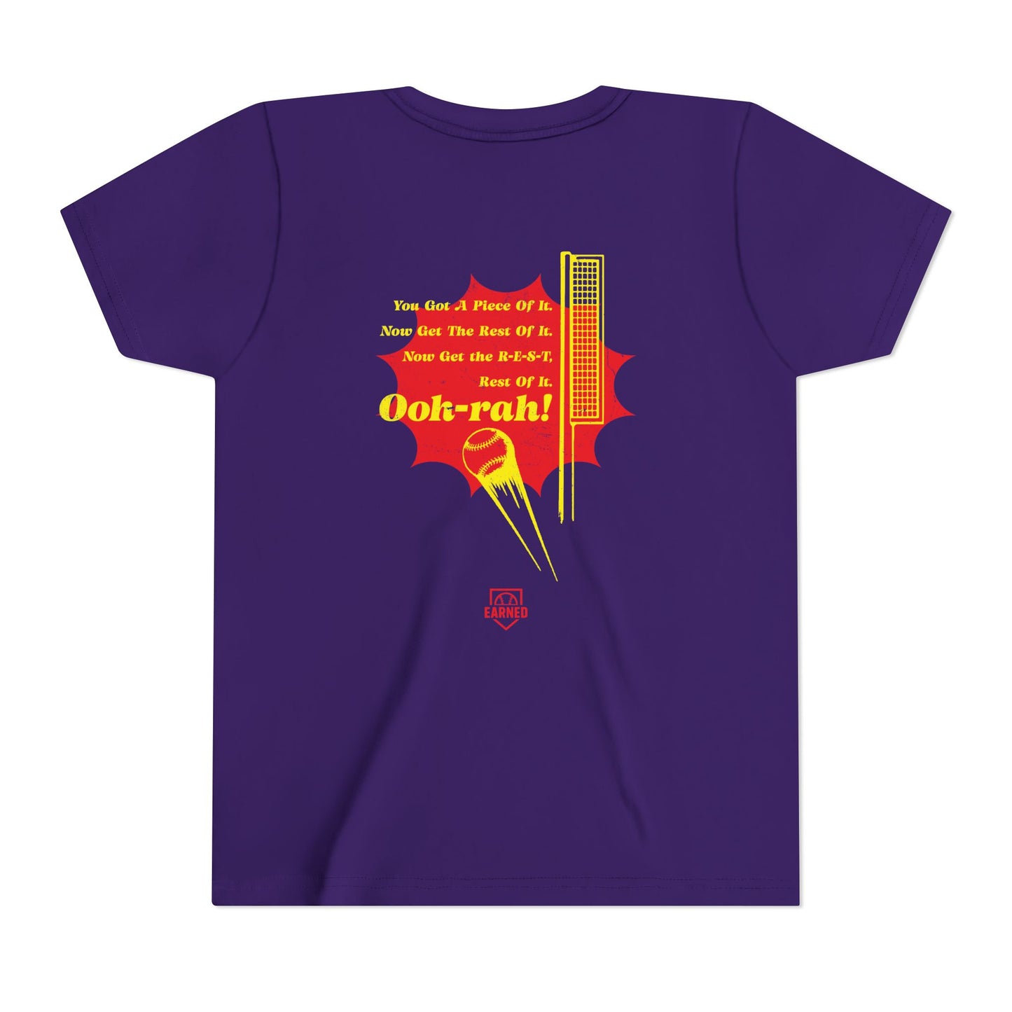 PIECE OF IT Youth Tee (Red Logo) - DUGOUT CHANT Collection