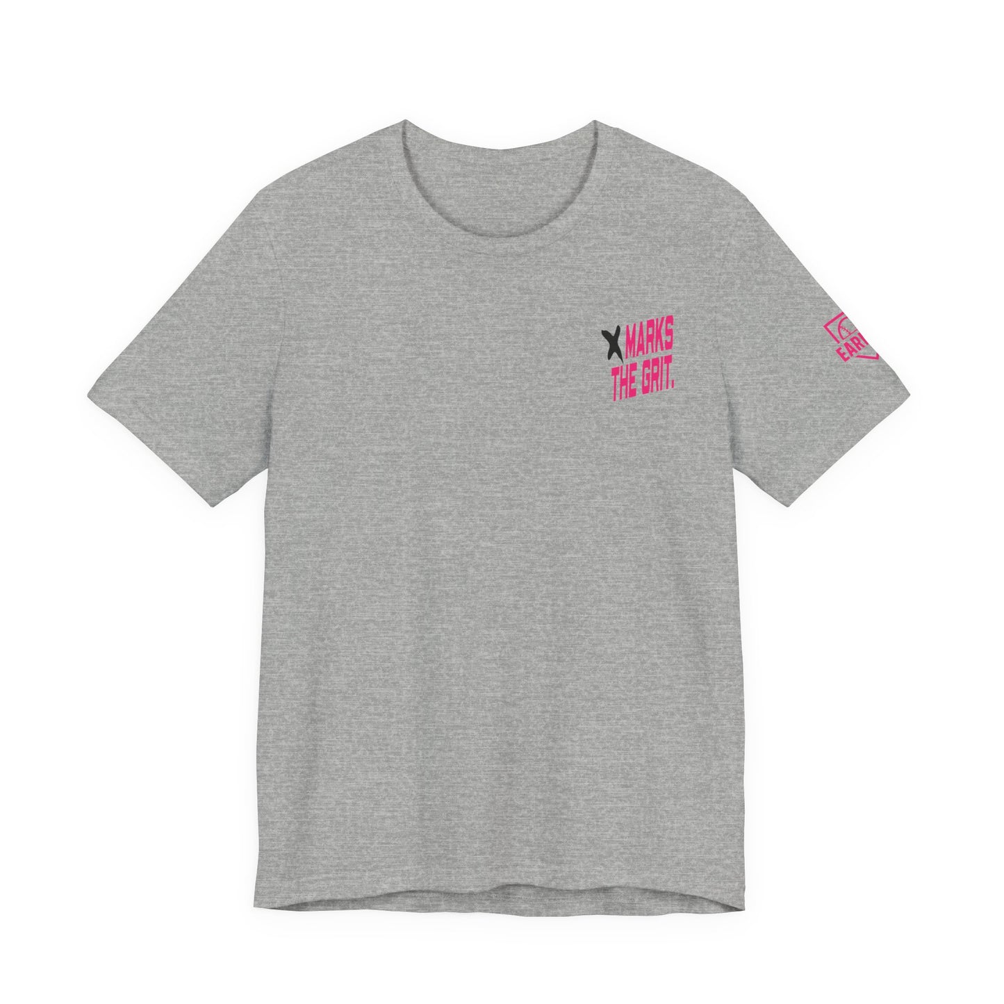 X MARKS THE GRIT Tee (Black X, Pink font)