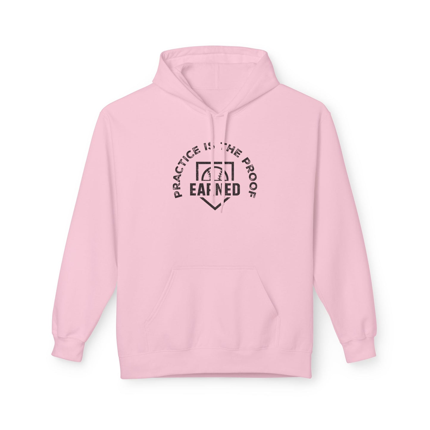 PRACTICE IS THE PROOF Hoodie (Black Font)