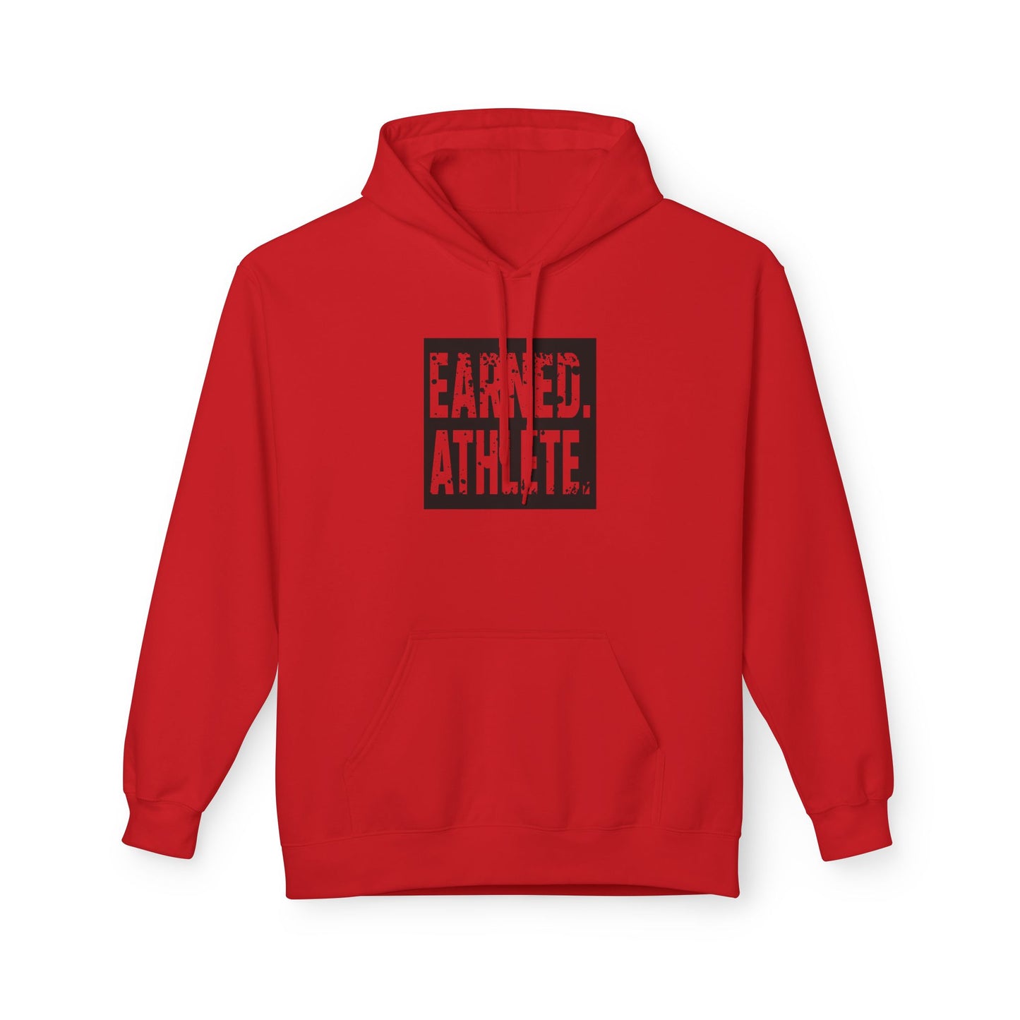 EARNED. ATHLETE. Hoodie (Black Logo)