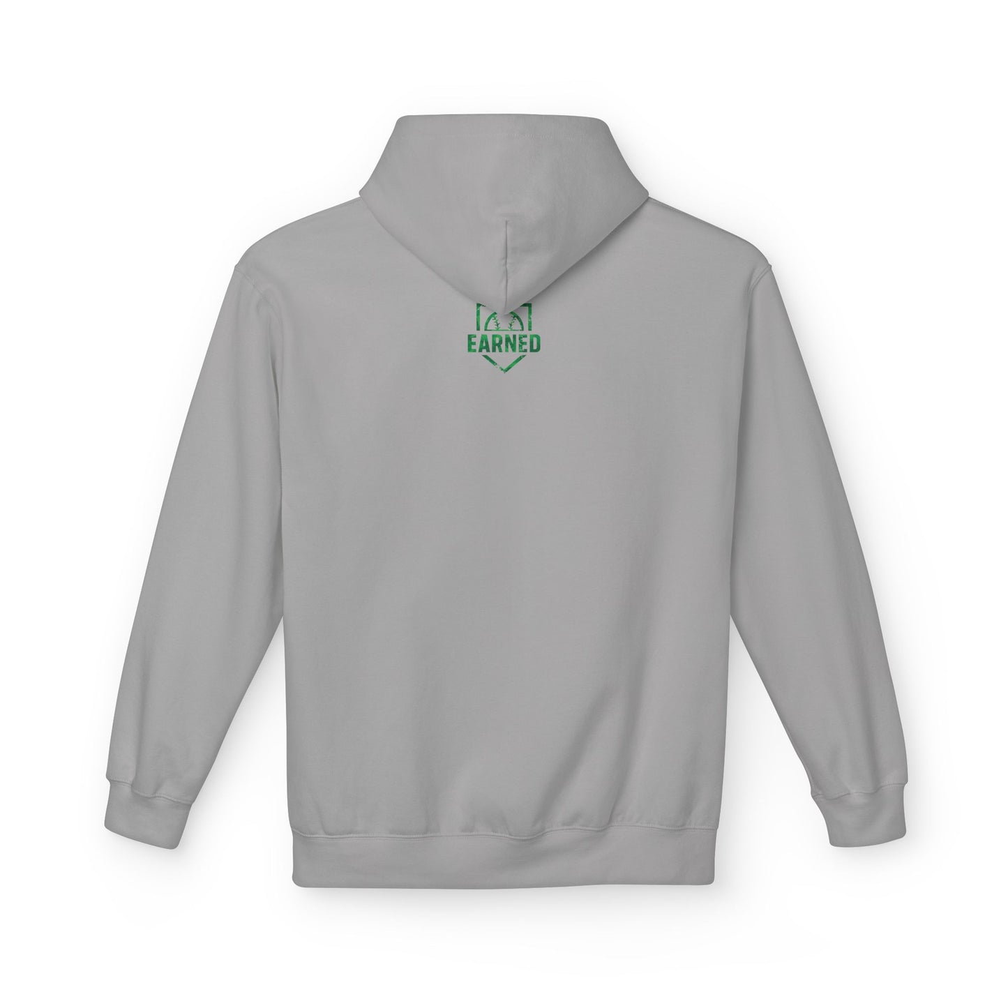 SHOWING UP ADDS UP Adult Hoodie (Green Camo Logo)