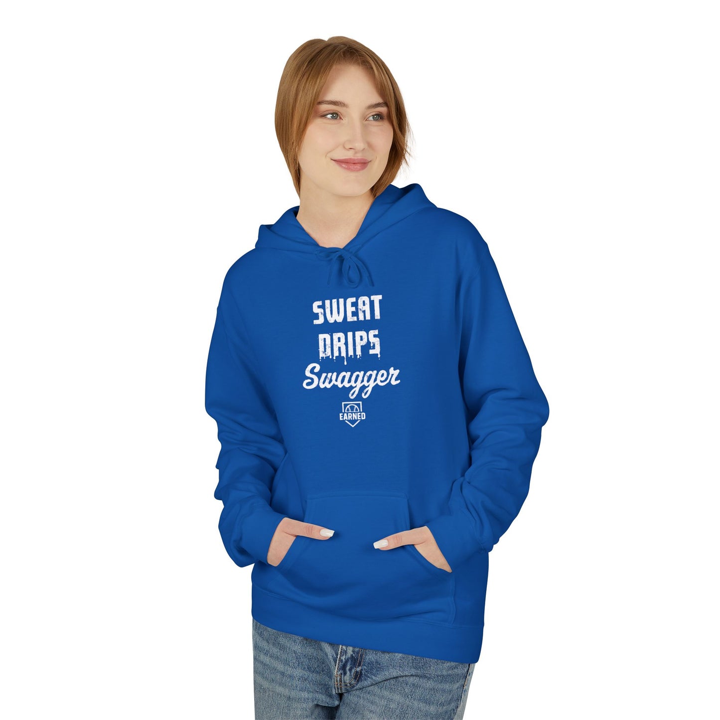 SWEAT DRIPS SWAGGER Hoodie (White Font)
