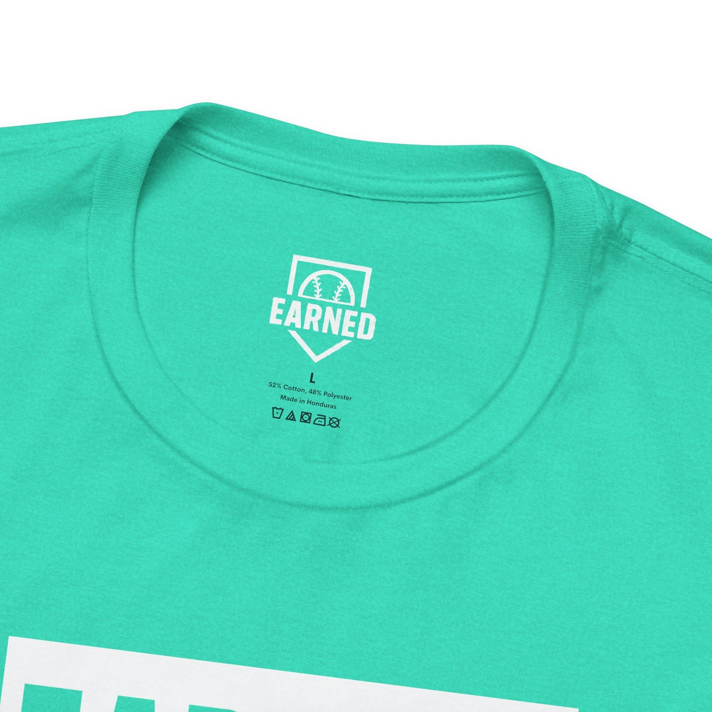 EARNED. ATHLETE. Tee (White Font)