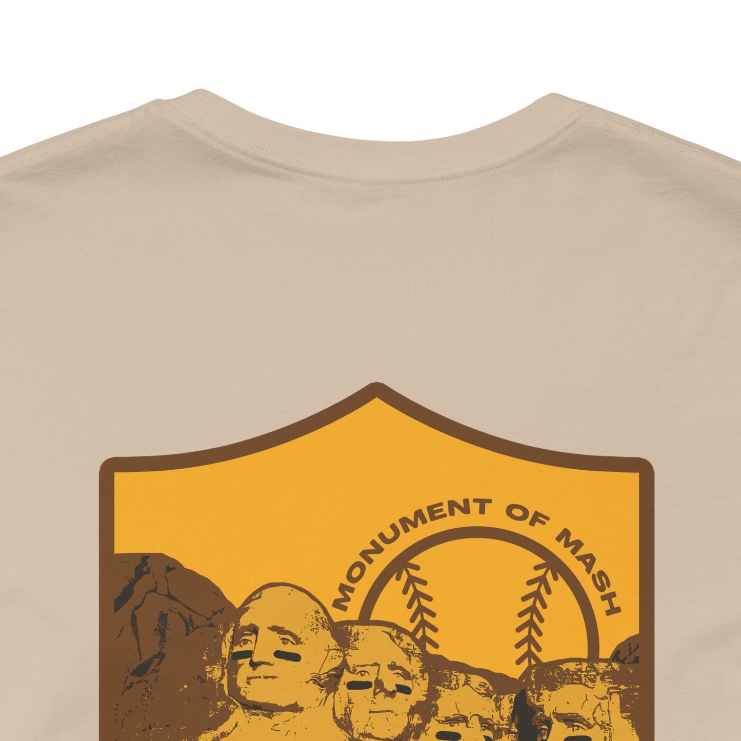 MONUMENT OF MASH Tee (Gold & Brown)