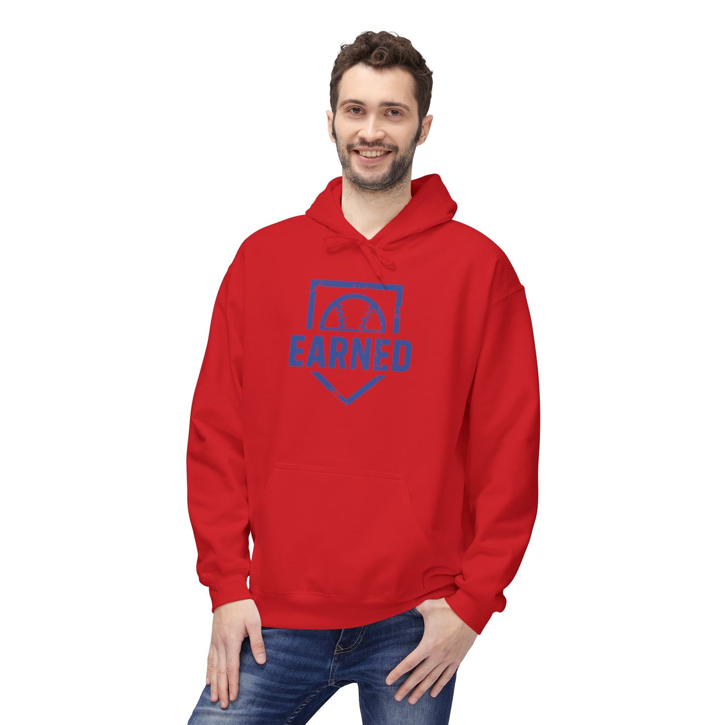 EARNED Logo Hoodie (Blue Font)