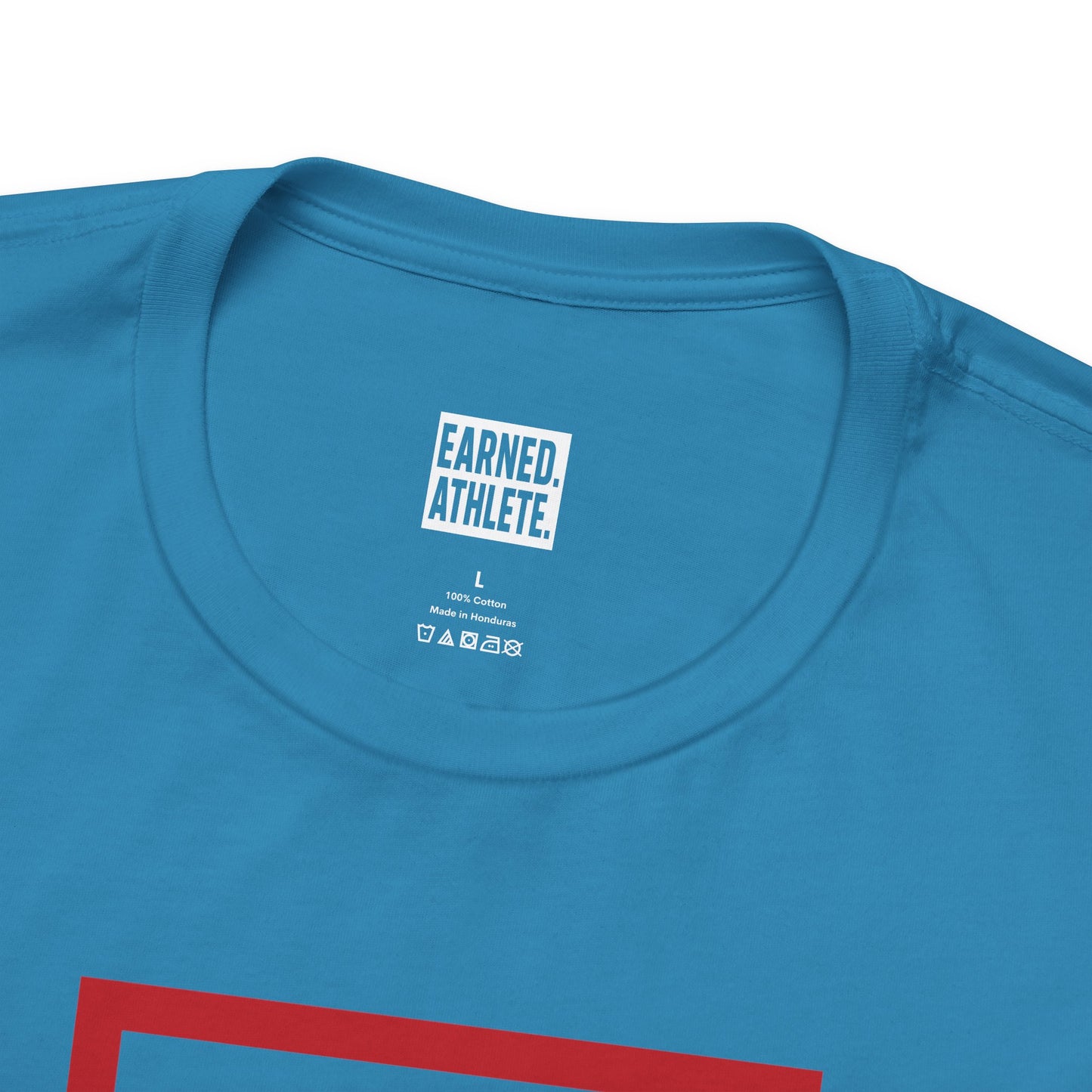 EARNED Logo Tee (Red Plate)