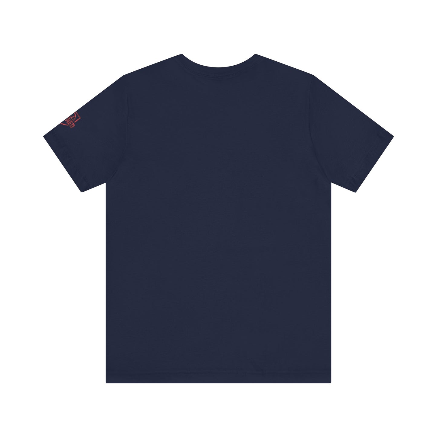 SHOWING UP ADDS UP Tee (Red Camo Font)