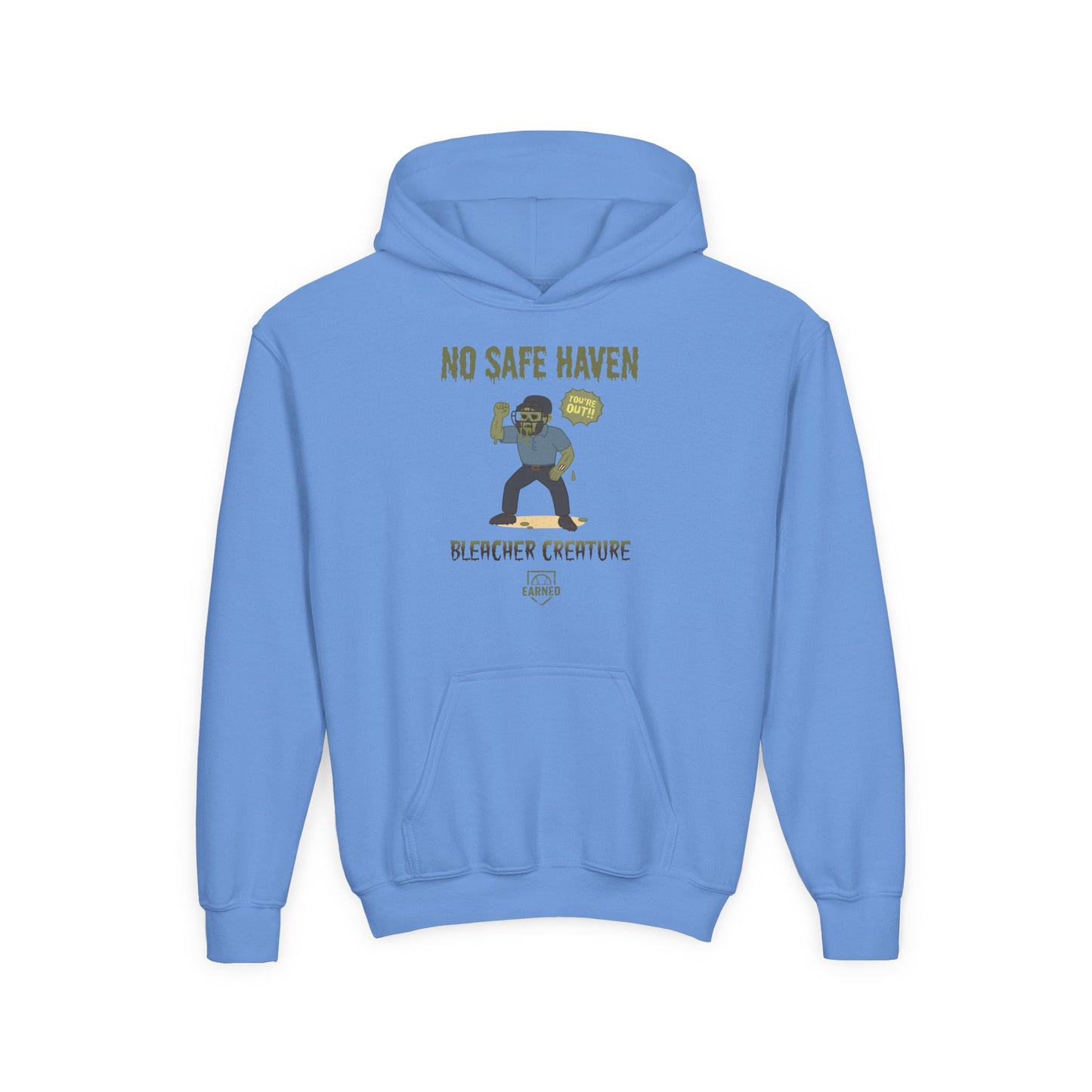 NO SAFE HAVEN Youth Hoodie - BLEACHER CREATURE COLLECTION