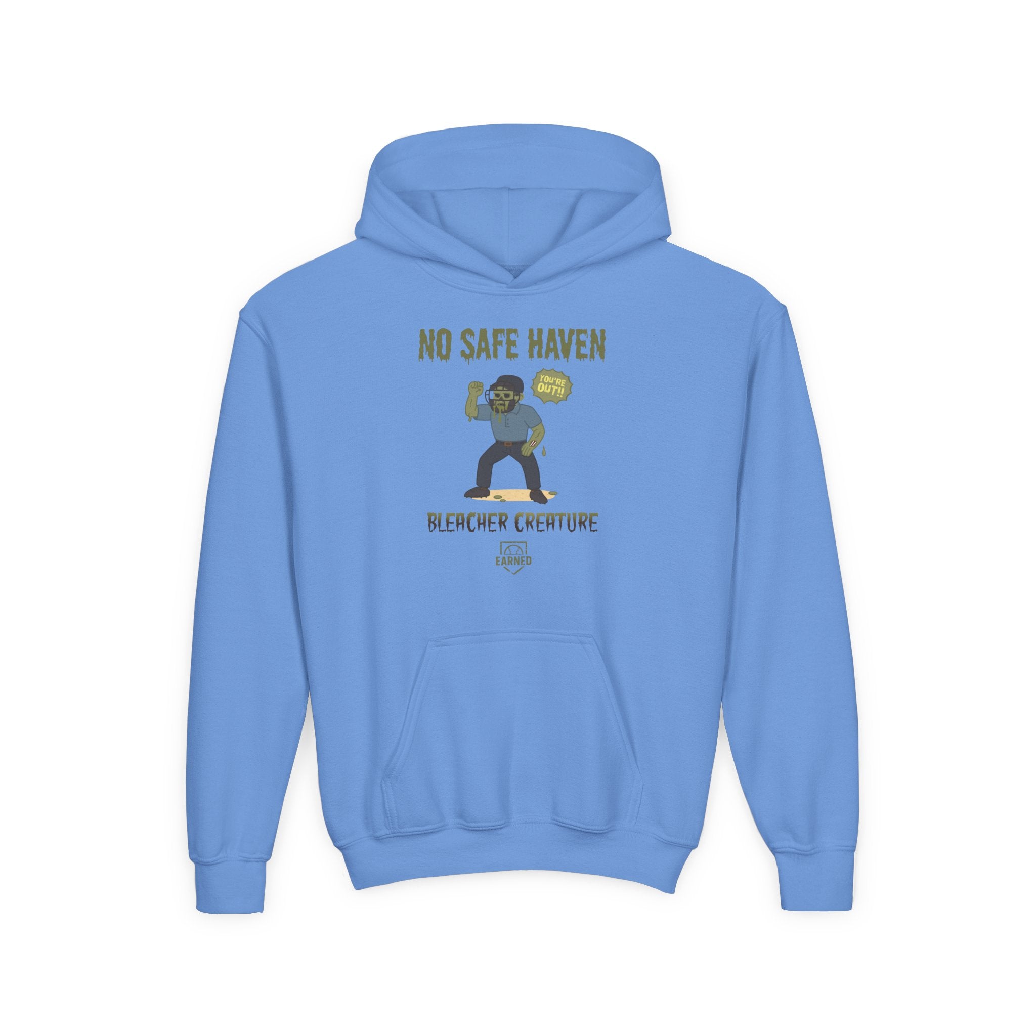 NO SAFE HAVEN Youth Hoodie - BLEACHER CREATURE COLLECTION