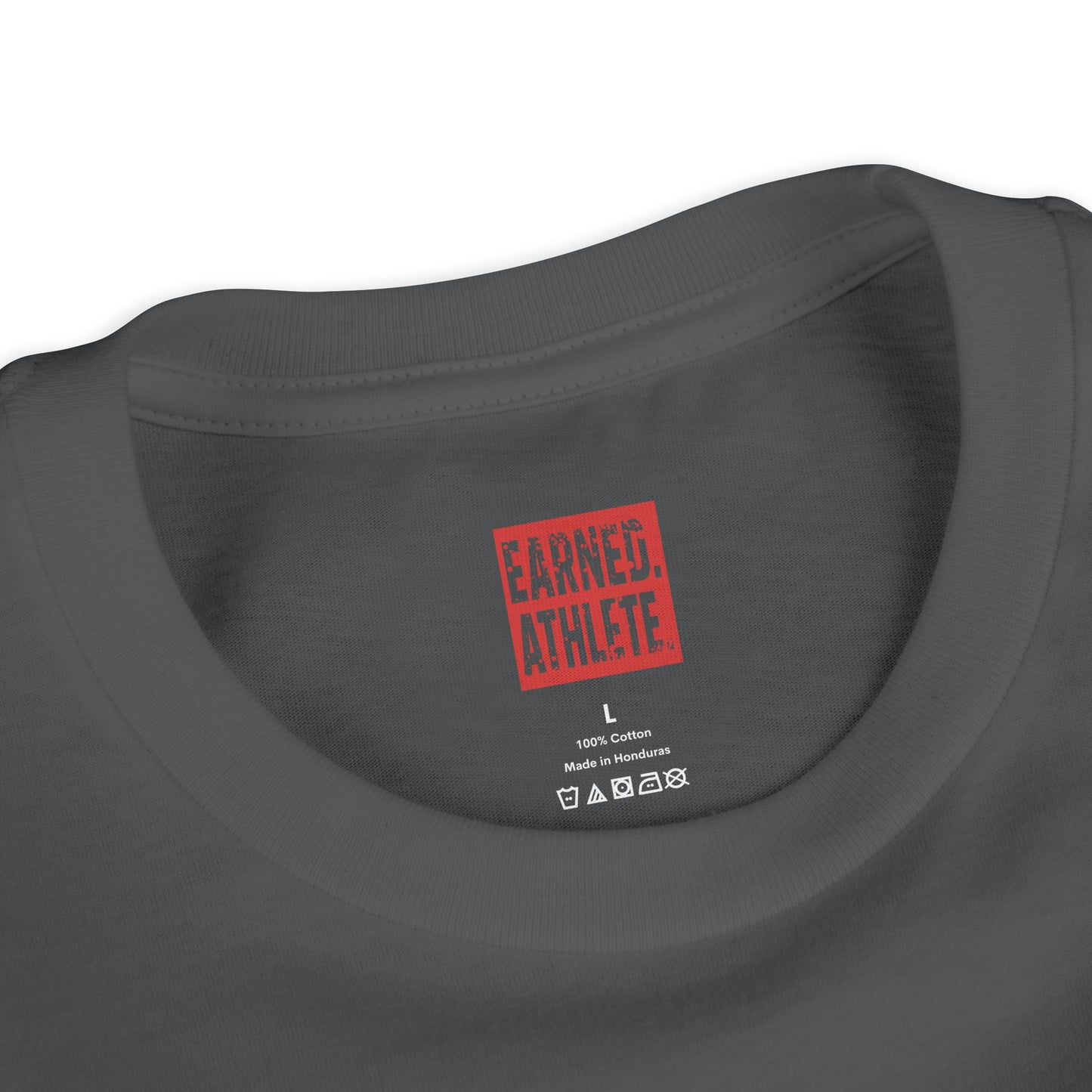 CAGE WORK MAKES GAME WORK Youth Tee (Red Font)
