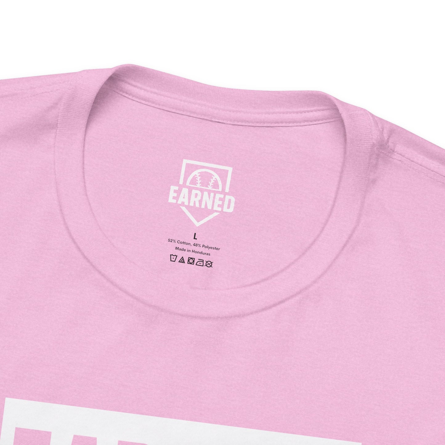 EARNED. ATHLETE. Tee (White Font)