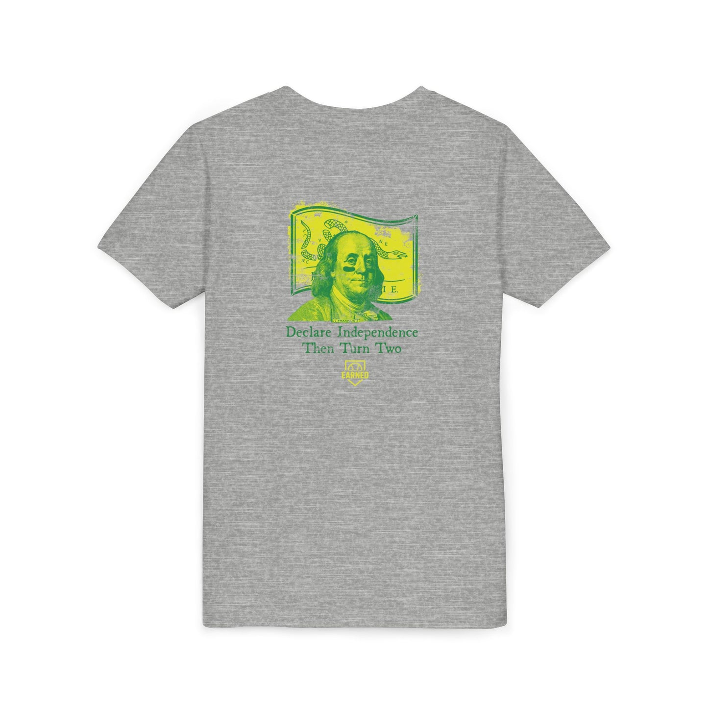 TURN TWO WITH BEN Youth Tee (Yellow Logo)