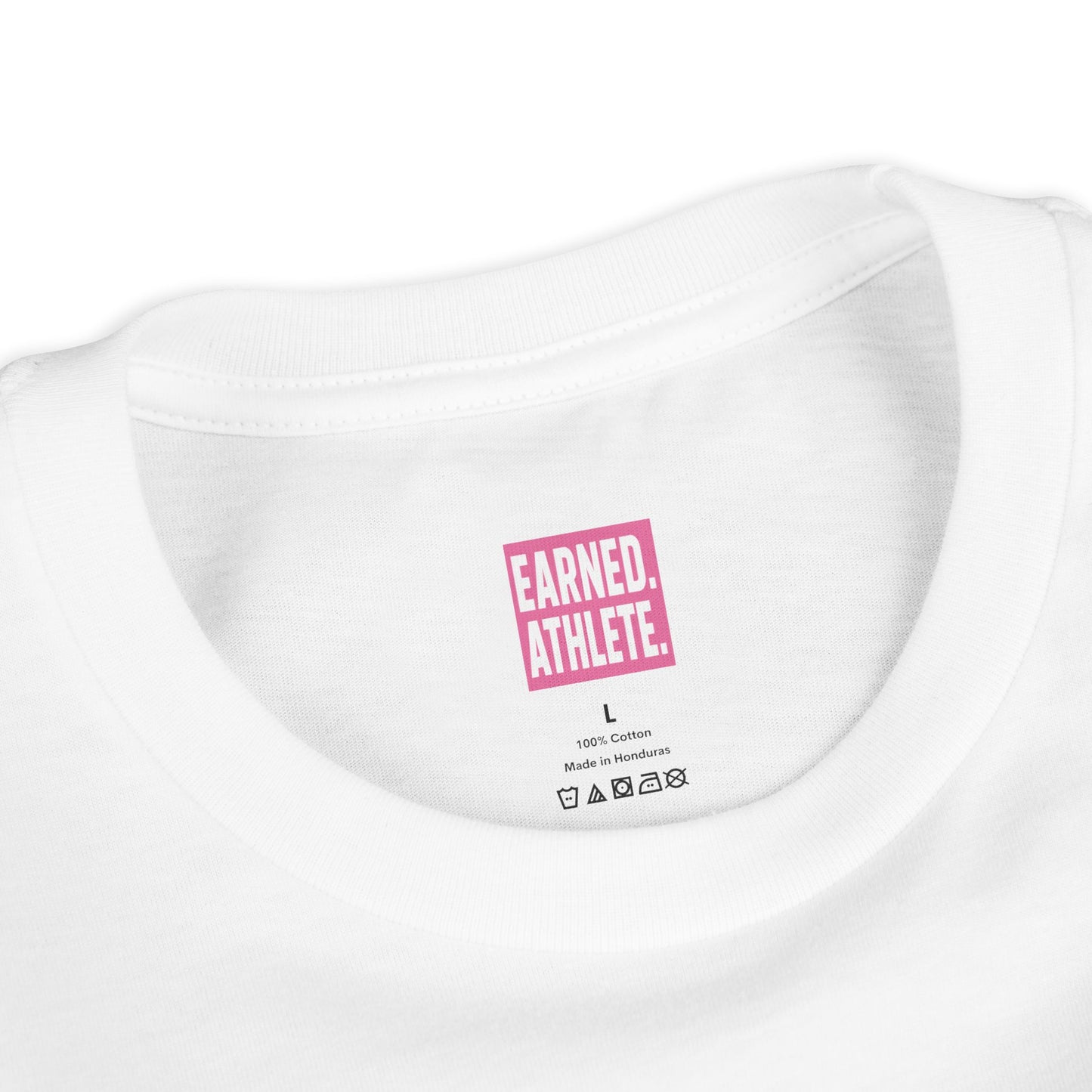 EARNED Logo Youth Tee (Hot Pink)