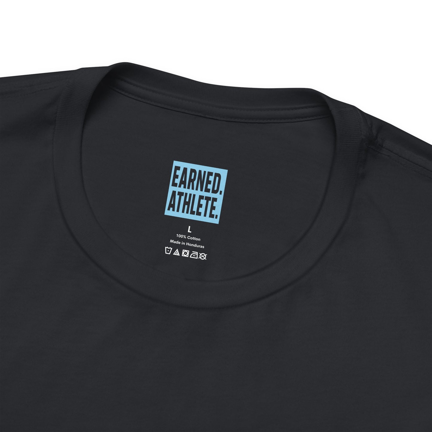 CAGE WORK MAKES GAME WORK Adult Tee (Blue Font)