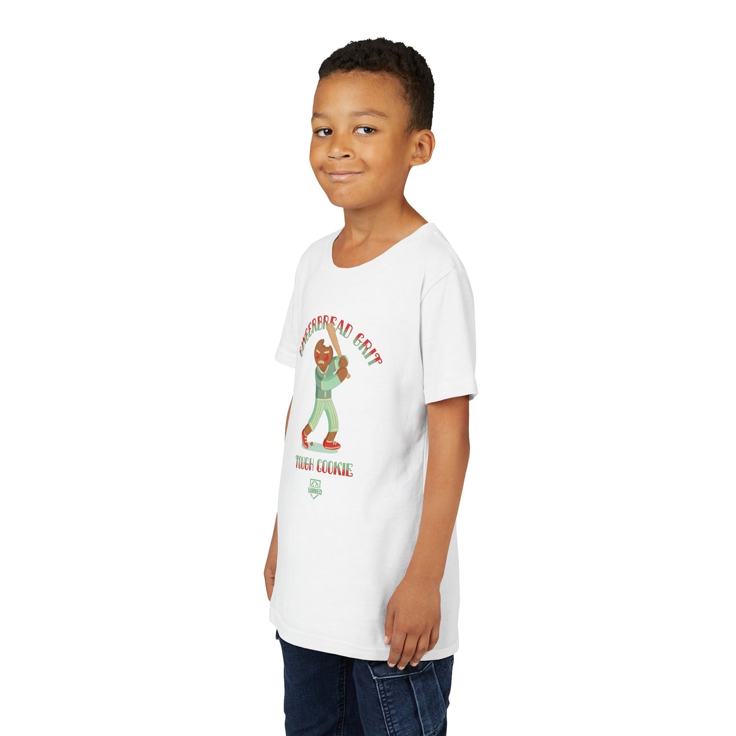GINGERBREAD GRIT Youth Tee — SLEIGH SQUAD Collection