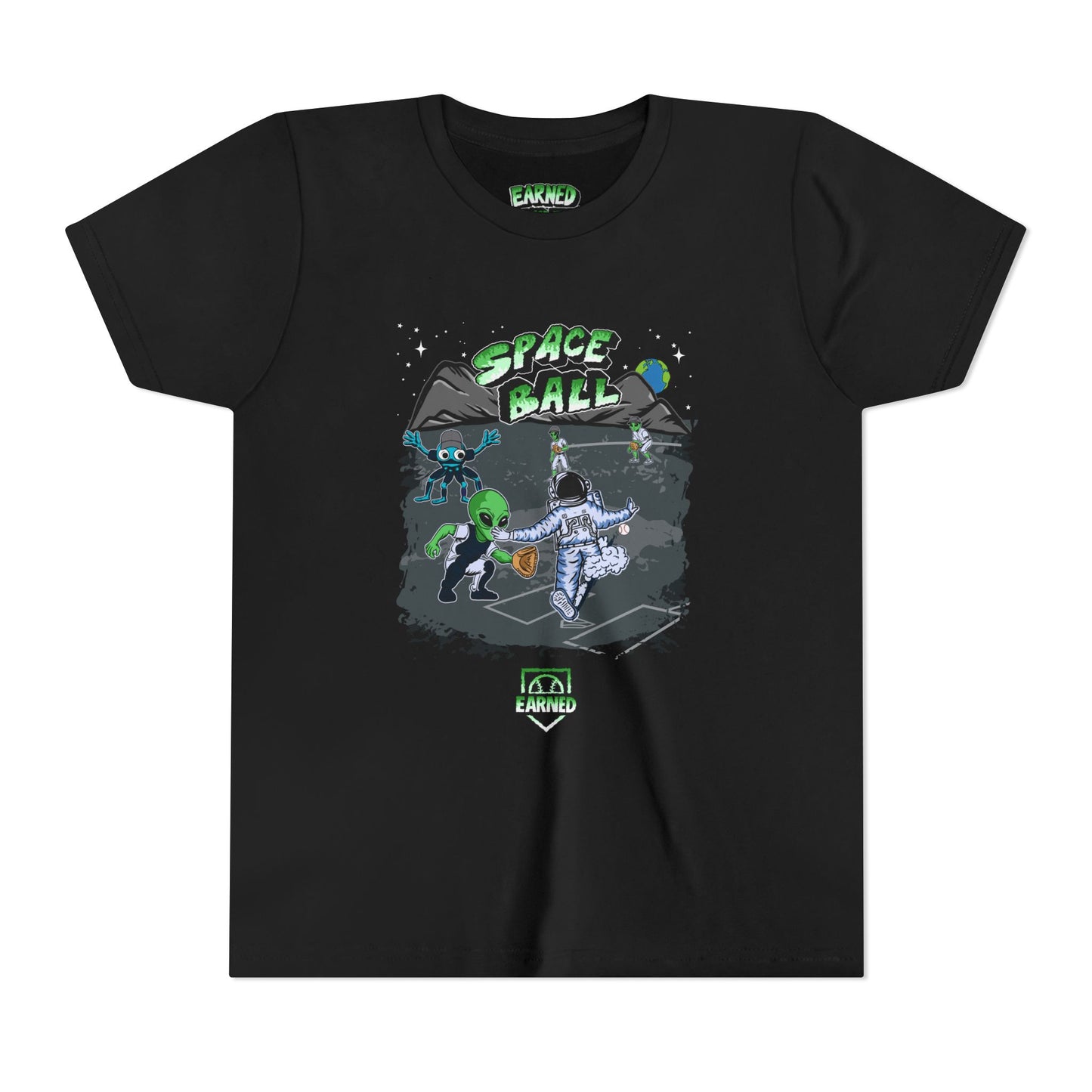 SPACE BALL: PLAY AT THE PLATE Youth Tee (Color)