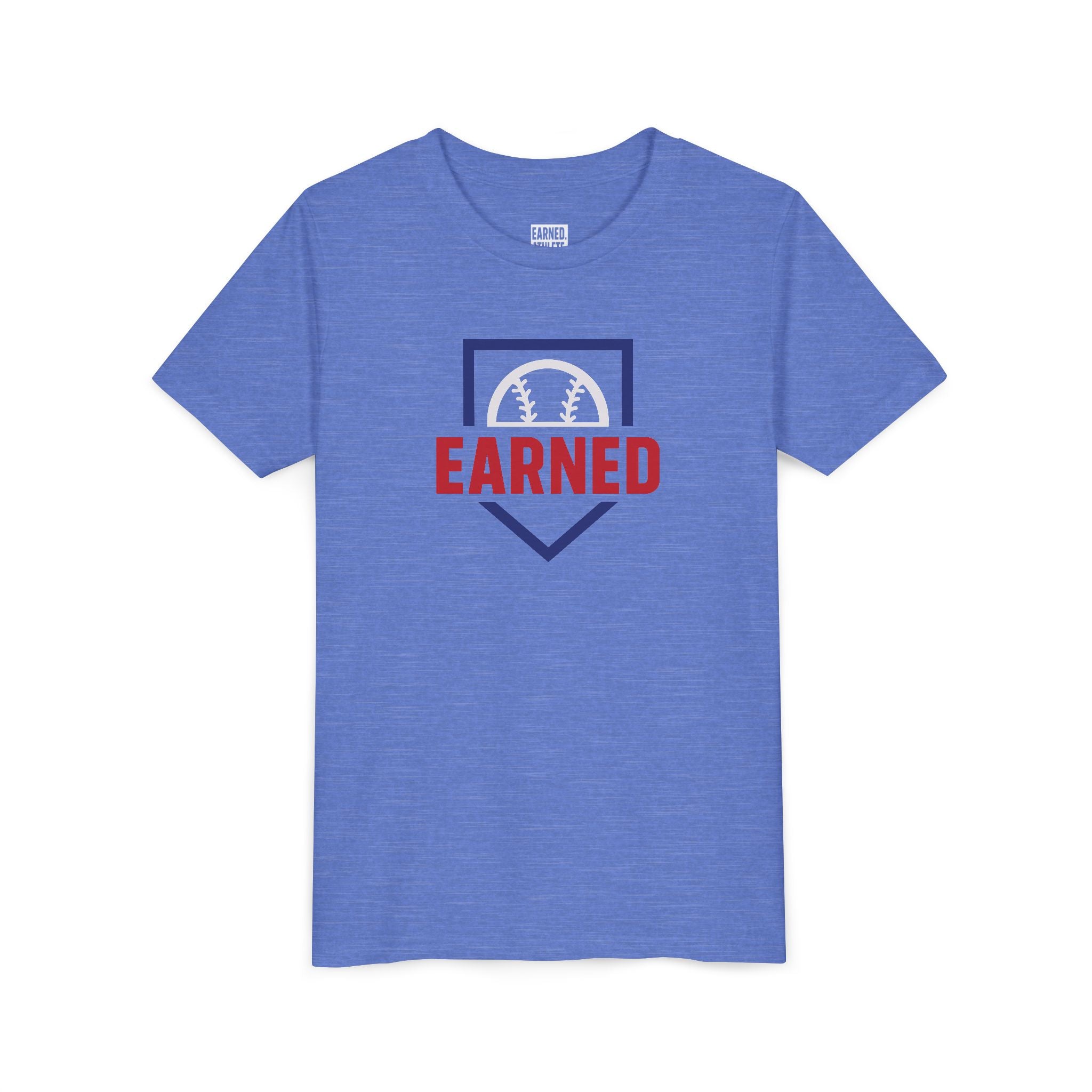 EARNED LOGO Youth Tee (Blue Plate)