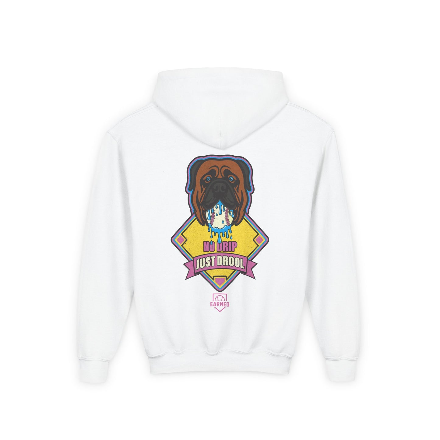 NO DRIP. JUST DROOL. Youth Hoodie - BARK PARK Collection
