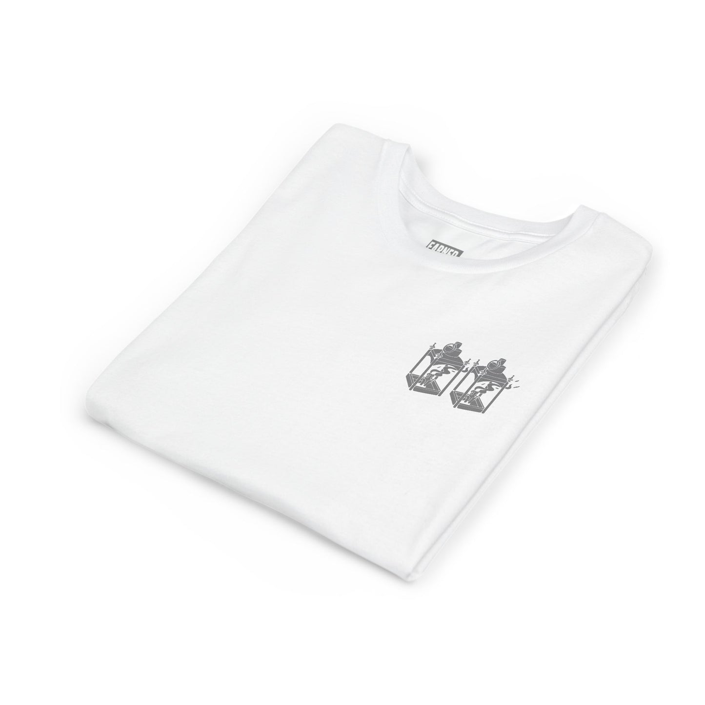ONE IF BY LAND, TWO IF IT'S A DOUBLE Youth Tee (Paul Revere Grey)