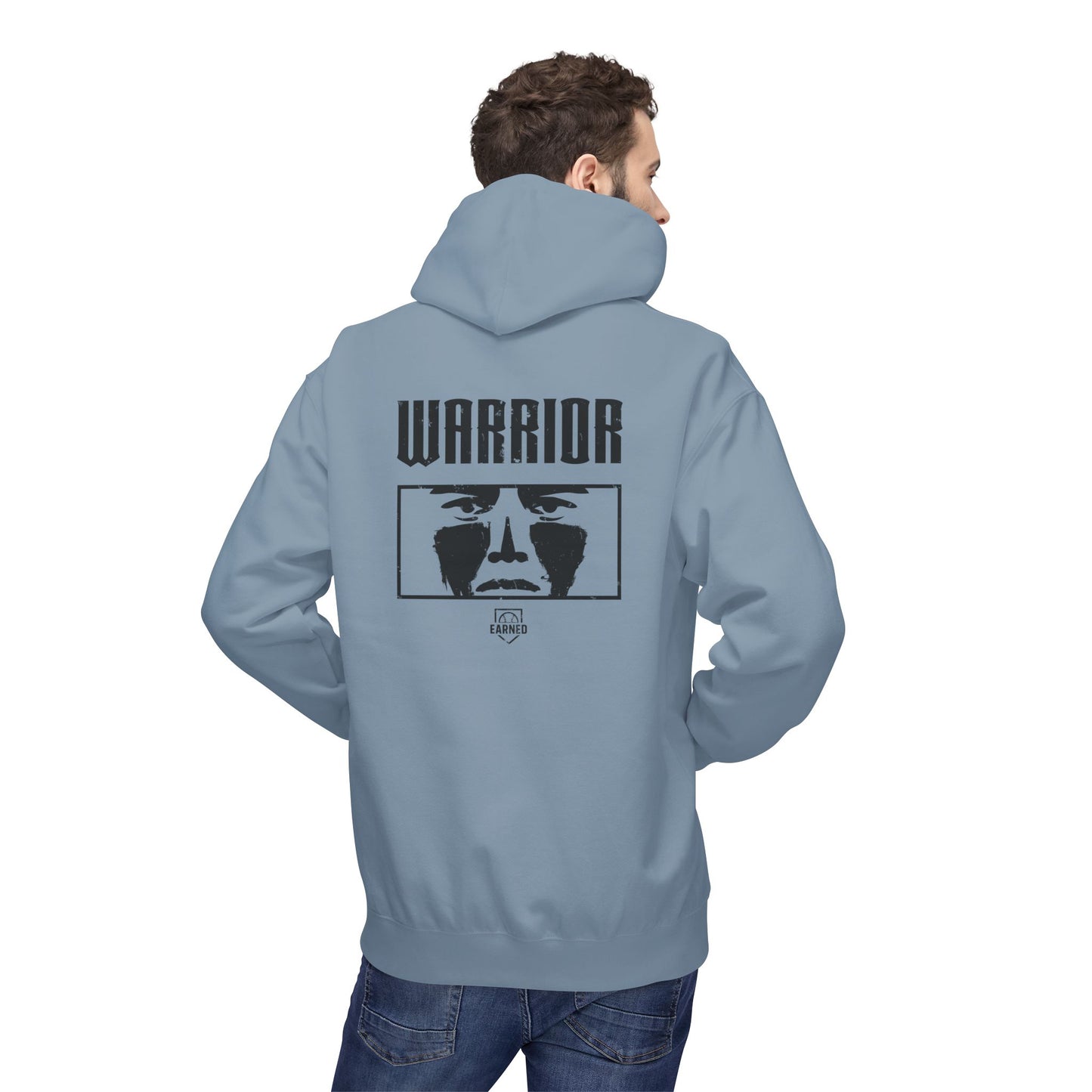 EYE BLACK NATION / WARRIOR Hoodie (Black Font)