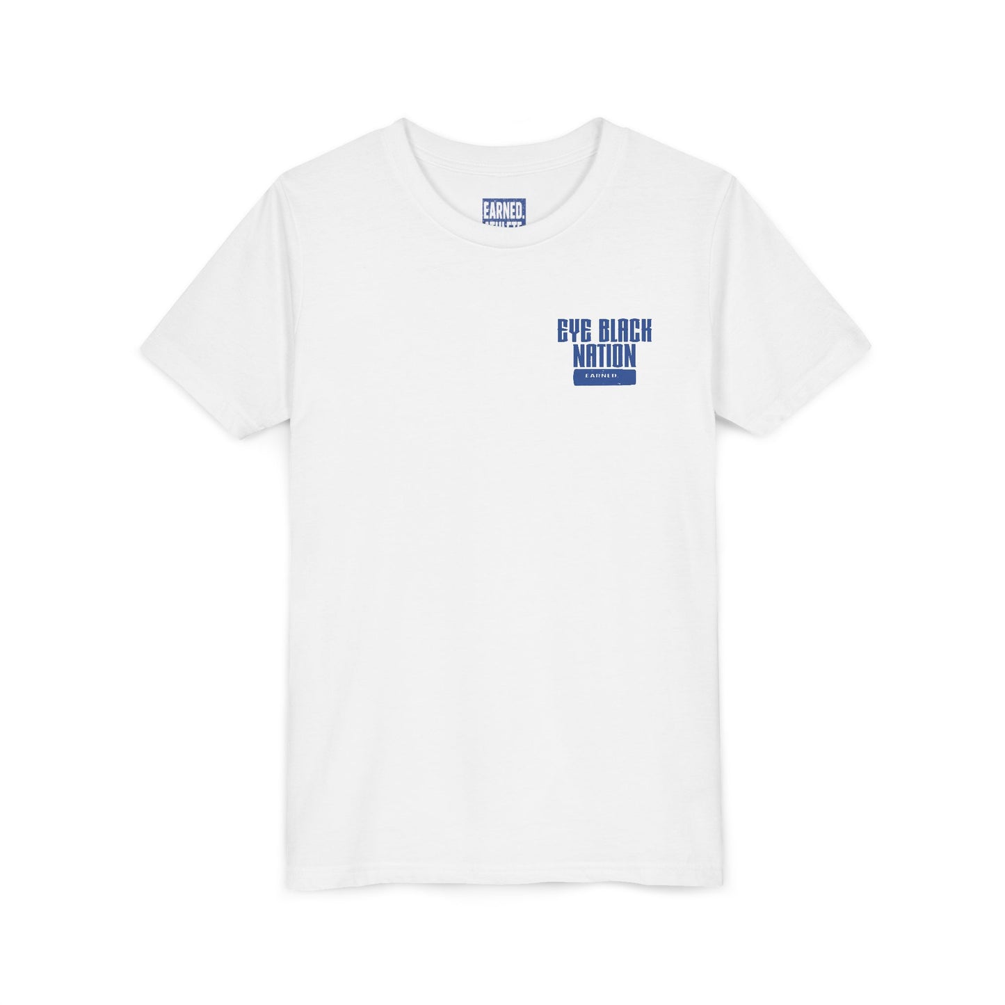 EYE BLACK NATION / WARRIOR Youth Tee (Blue Font)